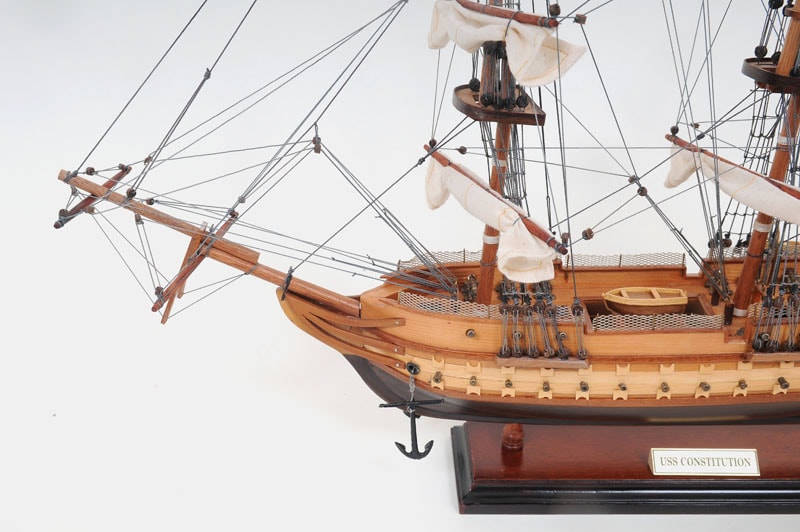 Old Modern Handicrafts USS Contitution Small Model Ship