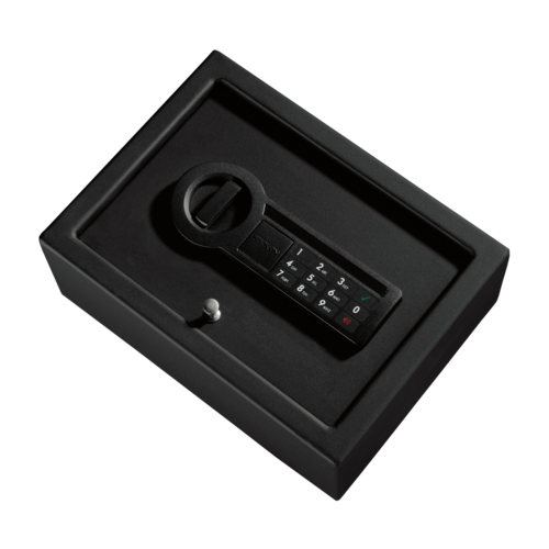 Stack-On Small Drawer Safe Electronic Lock, Matte Black