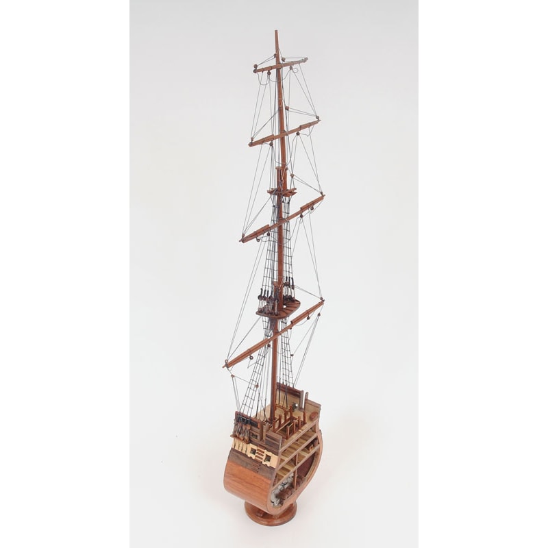 USS Constitution Cross Section Model