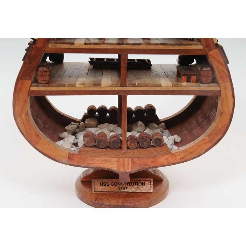 USS Constitution Cross Section Model