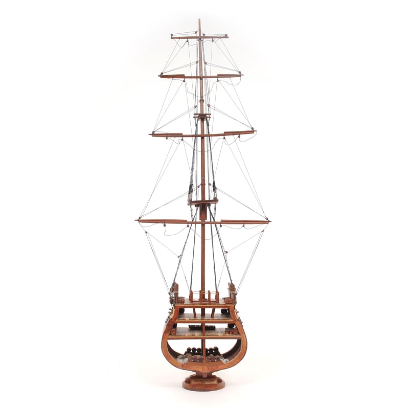 USS Constitution Cross Section Model