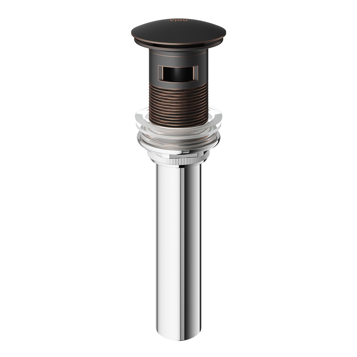 VIGO 1.75" W Bathroom Sink Pop-Up Drain in Antique Rubbed Bronze
