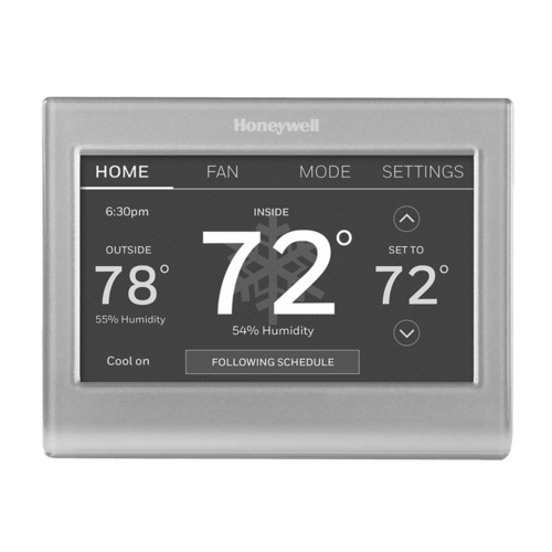 Honeywell Wi-Fi Smart Color Thermostat Silver