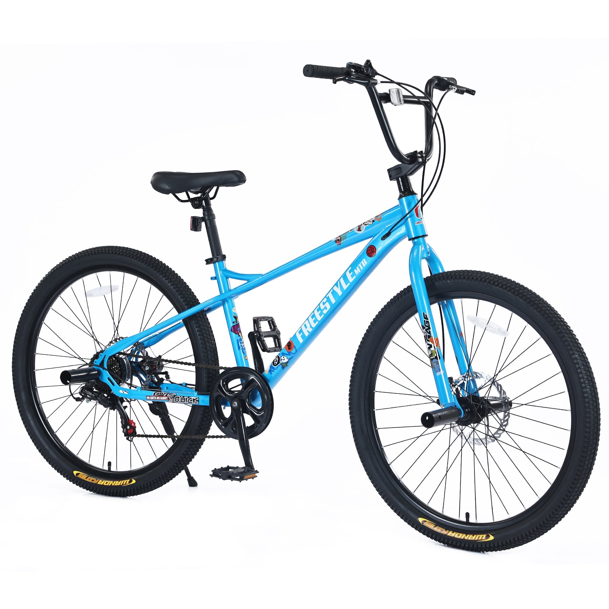 Streamdale Freestyle Kids Bike Double Disc Brakes 26 Inch Children's Bicycle