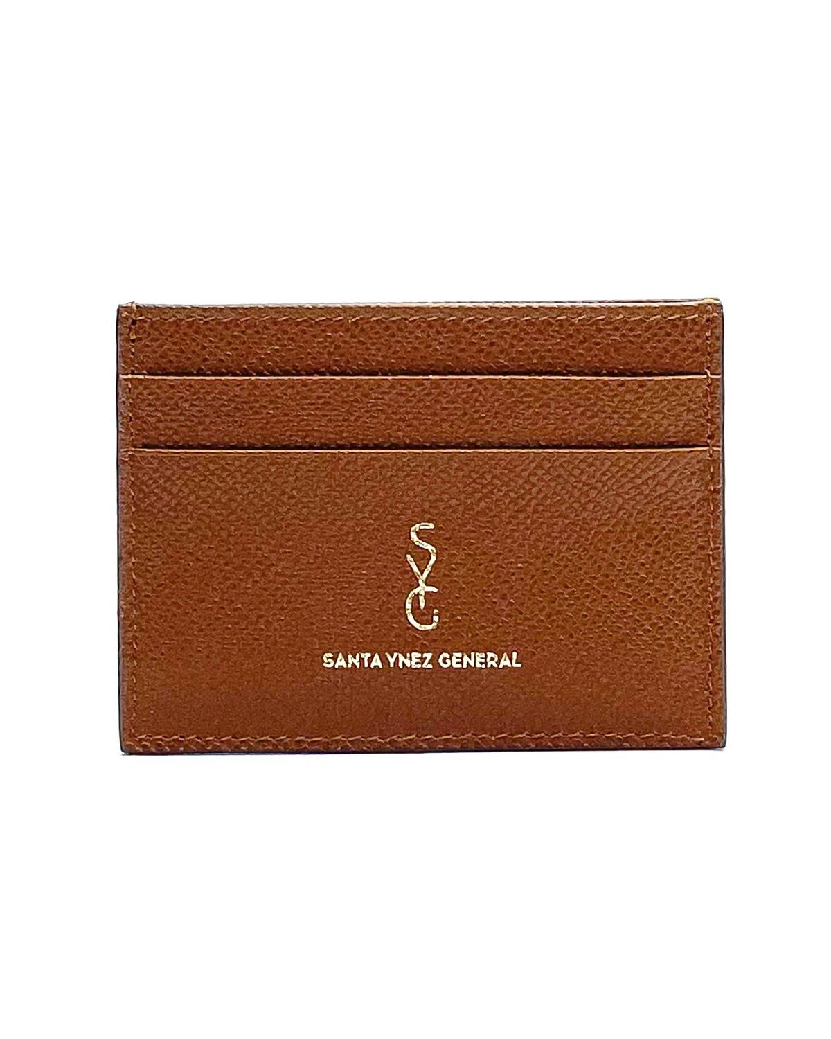Women's Credit Card Case In Cuoio