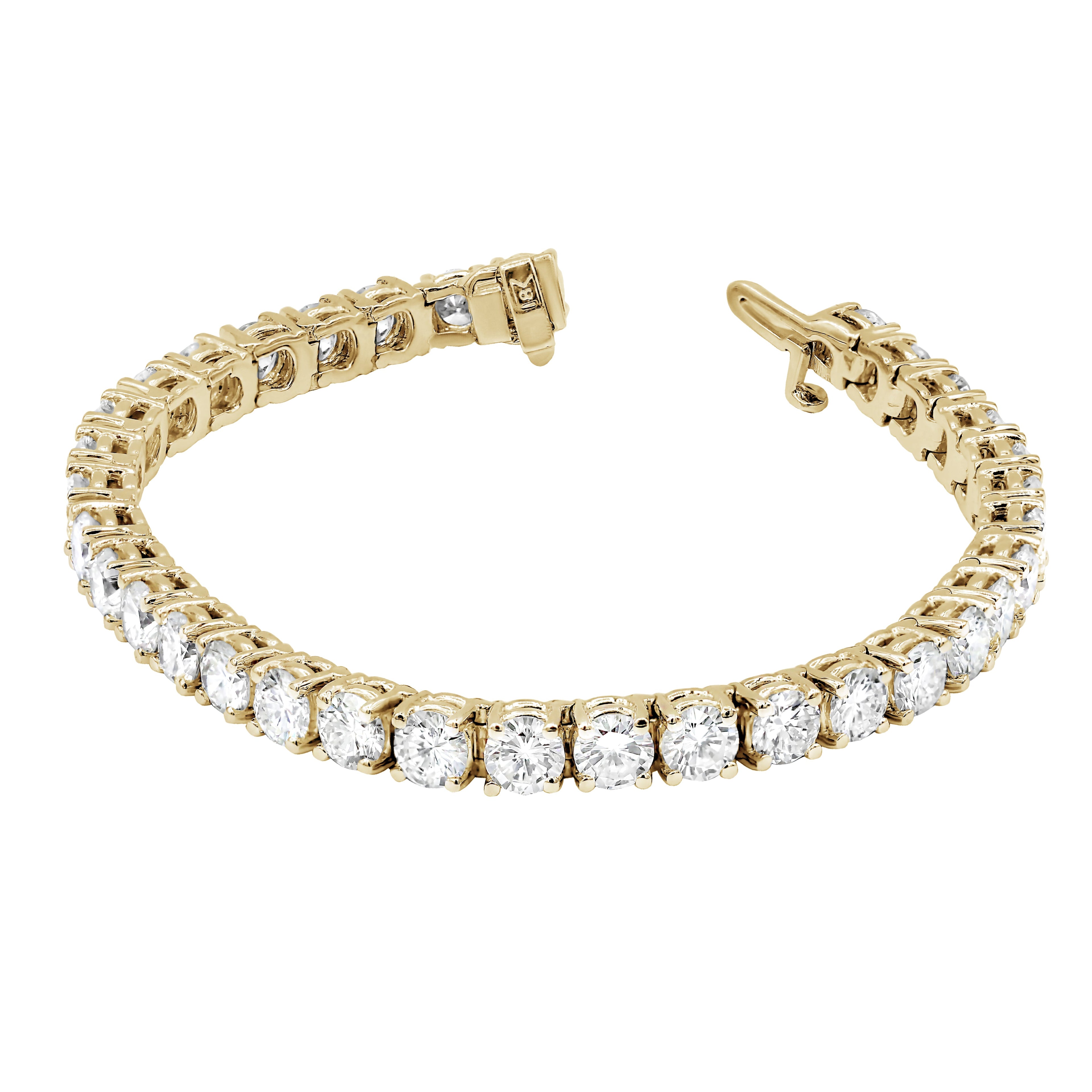 14K Yellow Gold 4.59cts. Bracelet