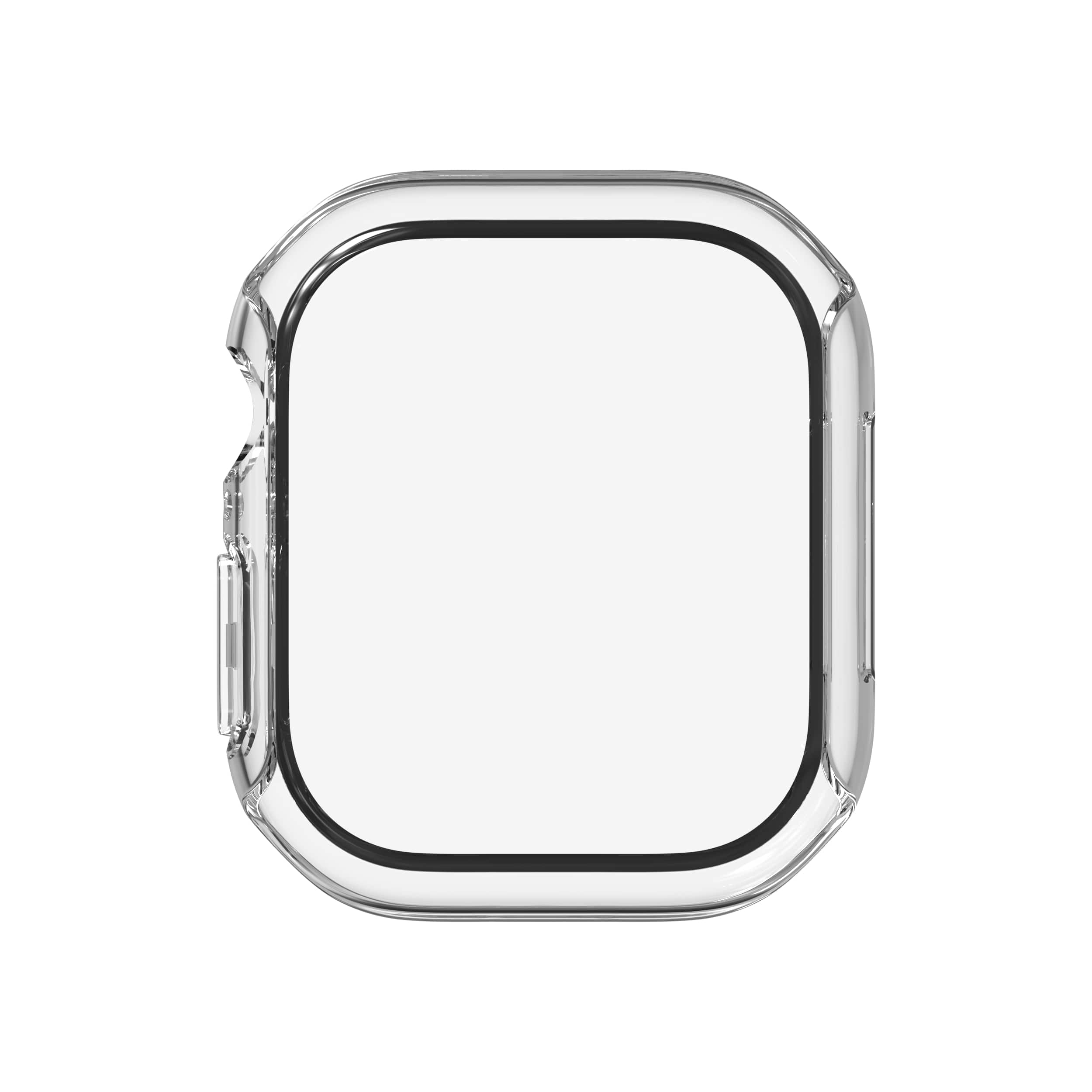 ZAGG - InvisibleShield Glass Elite 360 Integrated Bumper + Screen Protection for Apple Watch Series 11/10 Large - Clear