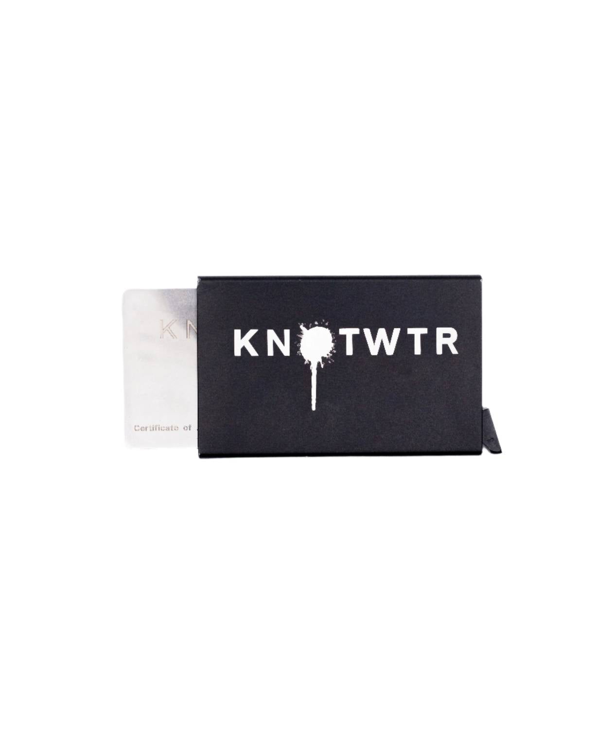Logo Card Holder In Black
