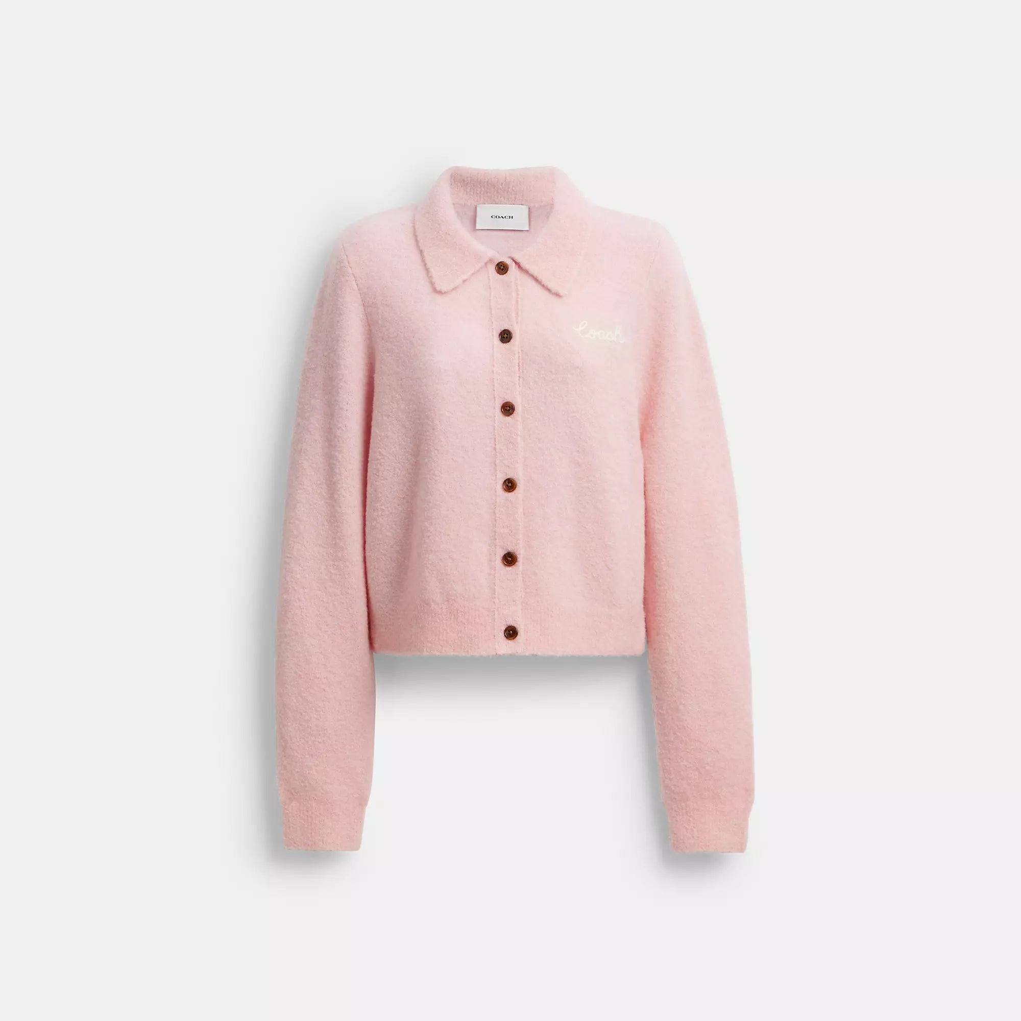 Coach Outlet Coach Embroidered Cropped Cardigan
