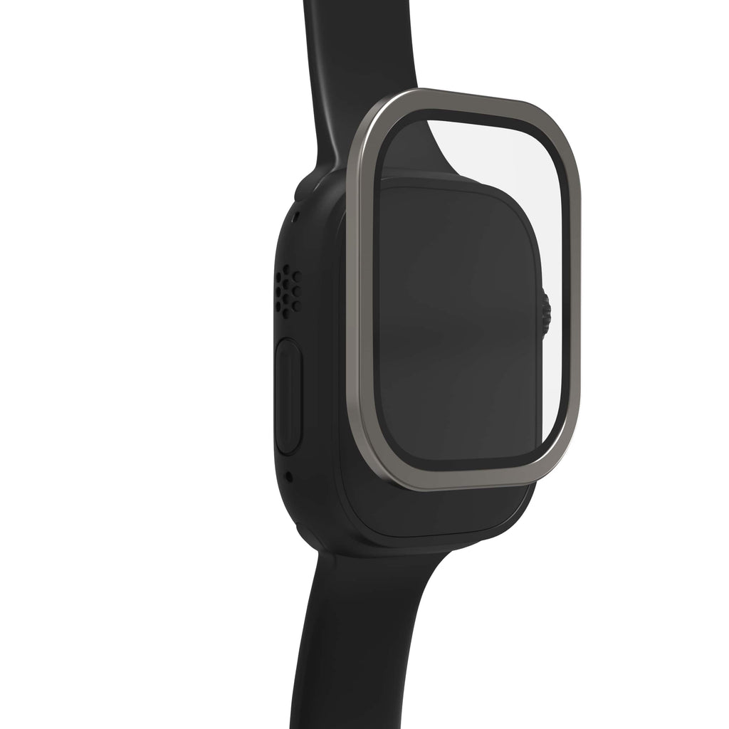 ZAGG - InvisibleShield Glass XTR4 Eco Advanced Edge-to-Edge & Anti-Reflective Screen Protector for Apple Watch Ultra 3/2/1 49mm - Titanium