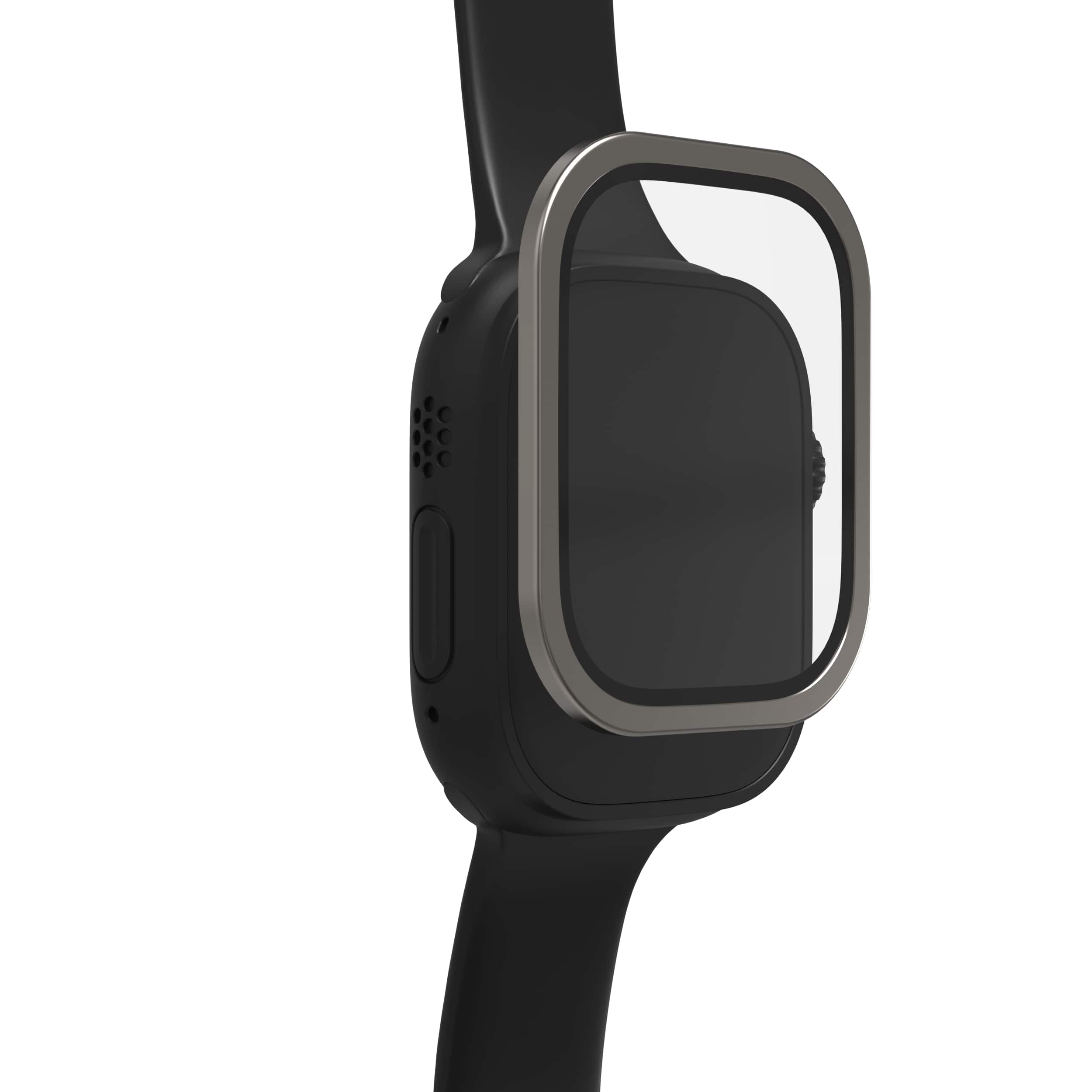 ZAGG - InvisibleShield Glass XTR4 Eco Advanced Edge-to-Edge & Anti-Reflective Screen Protector for Apple Watch Ultra 3/2/1 49mm - Titanium