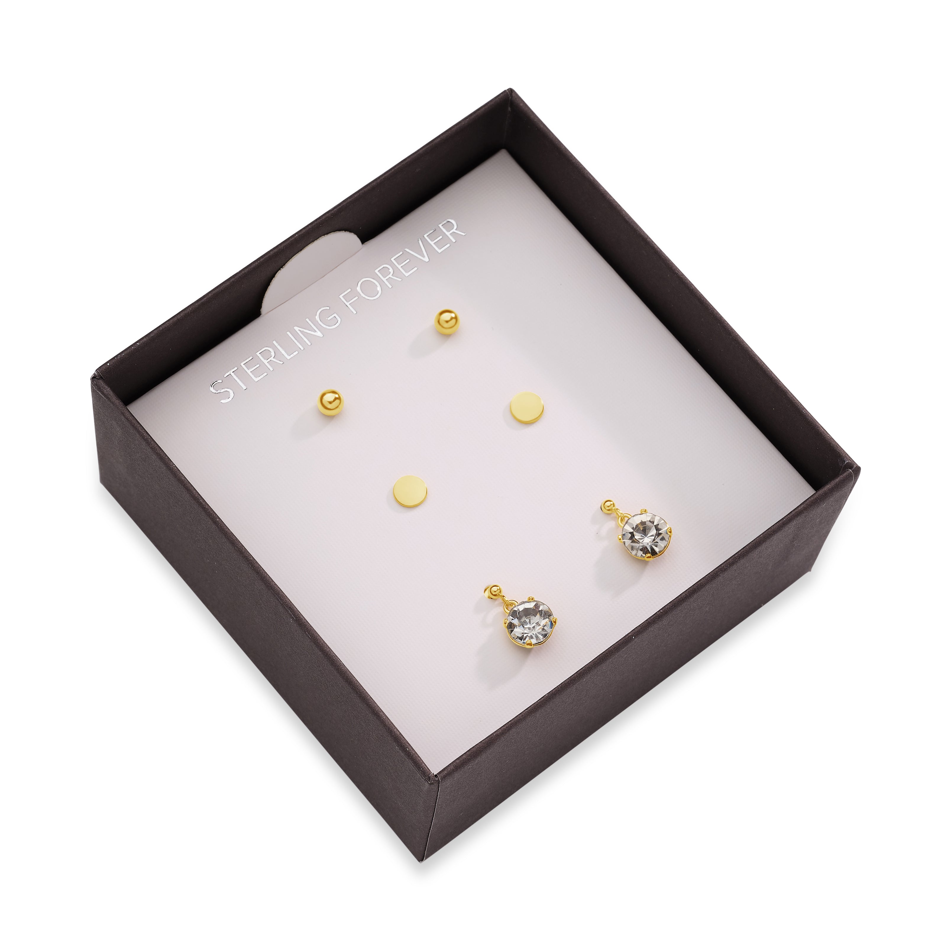 Sterling Silver Essential Earring Set of 3