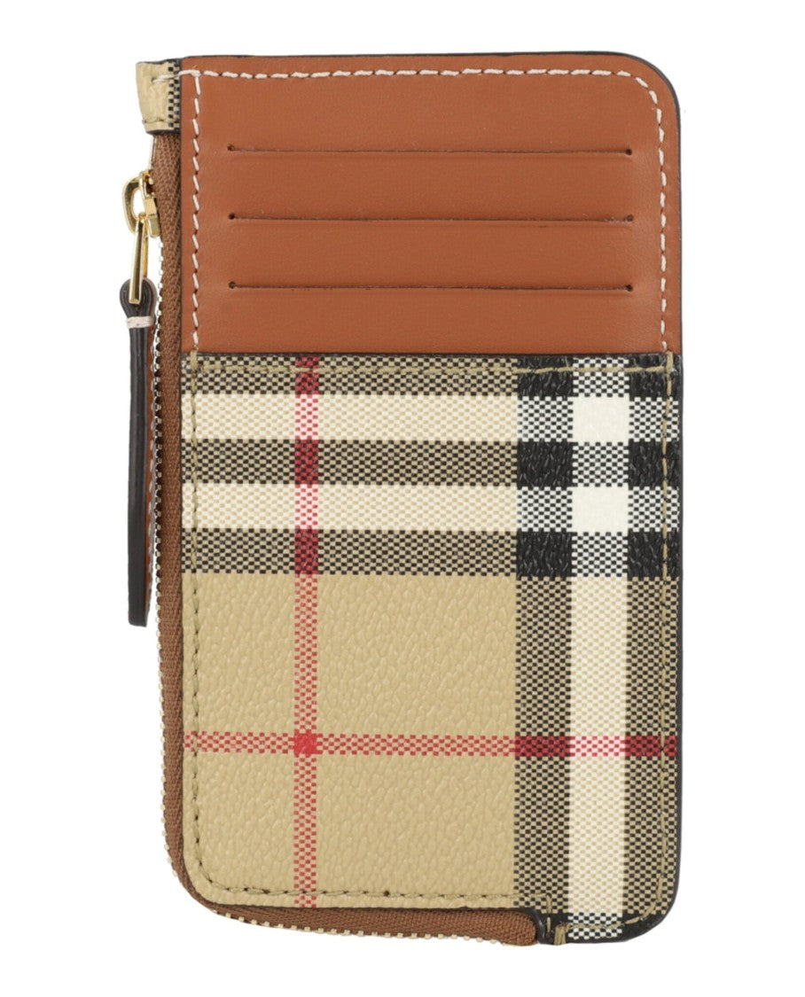Sommerset Check Zip Card Holder