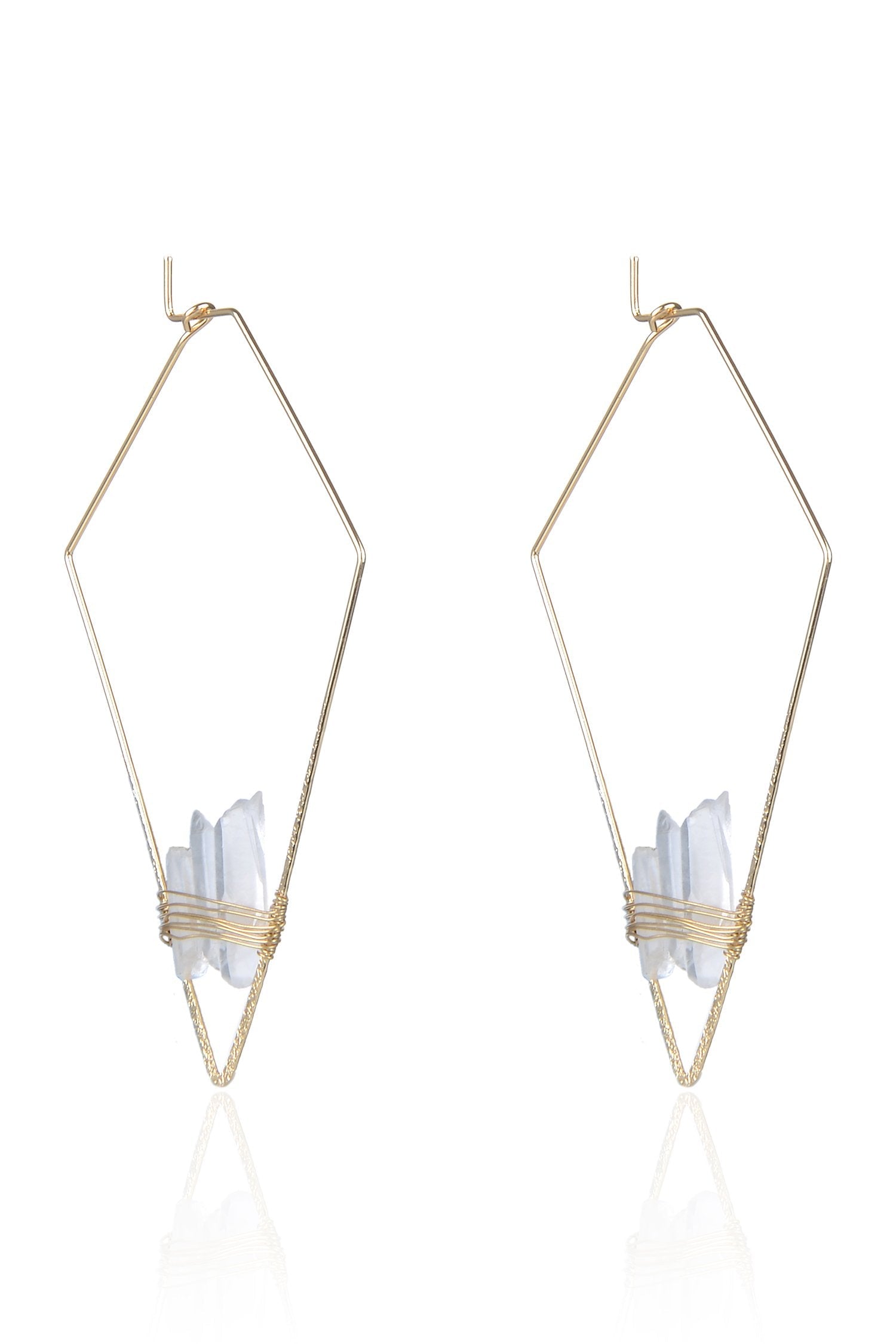 Kite Quartz Earrings