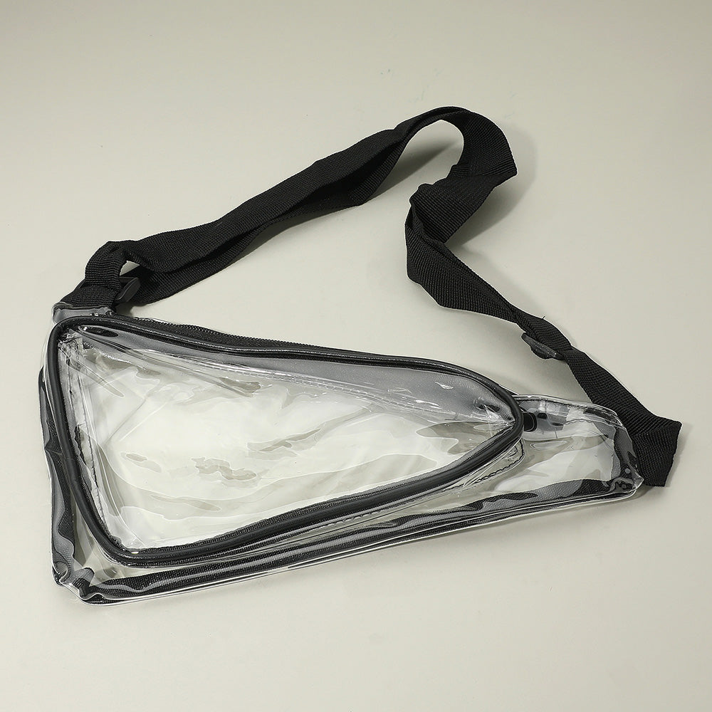 Transparent Triangular Sling Bag / Fanny Pack