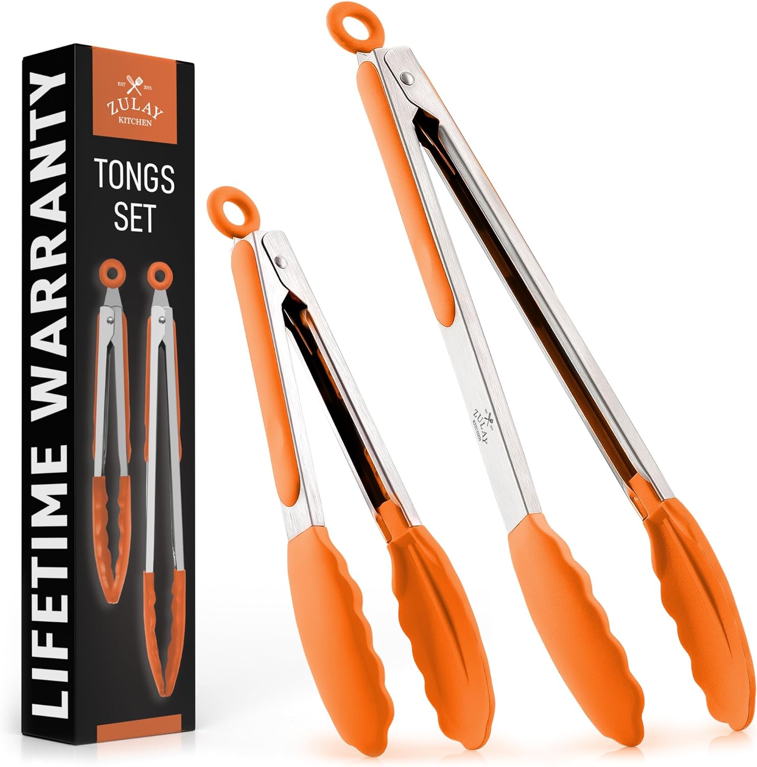 Stainless Steel Kitchen Tongs With Lock Mechanism