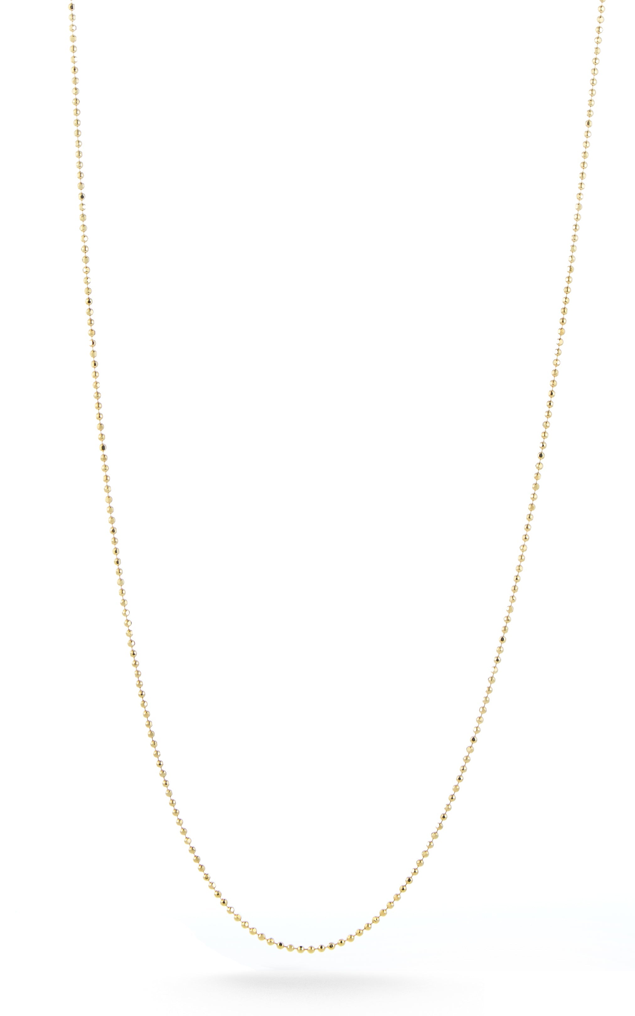 14K Gold Ball Chain Necklace