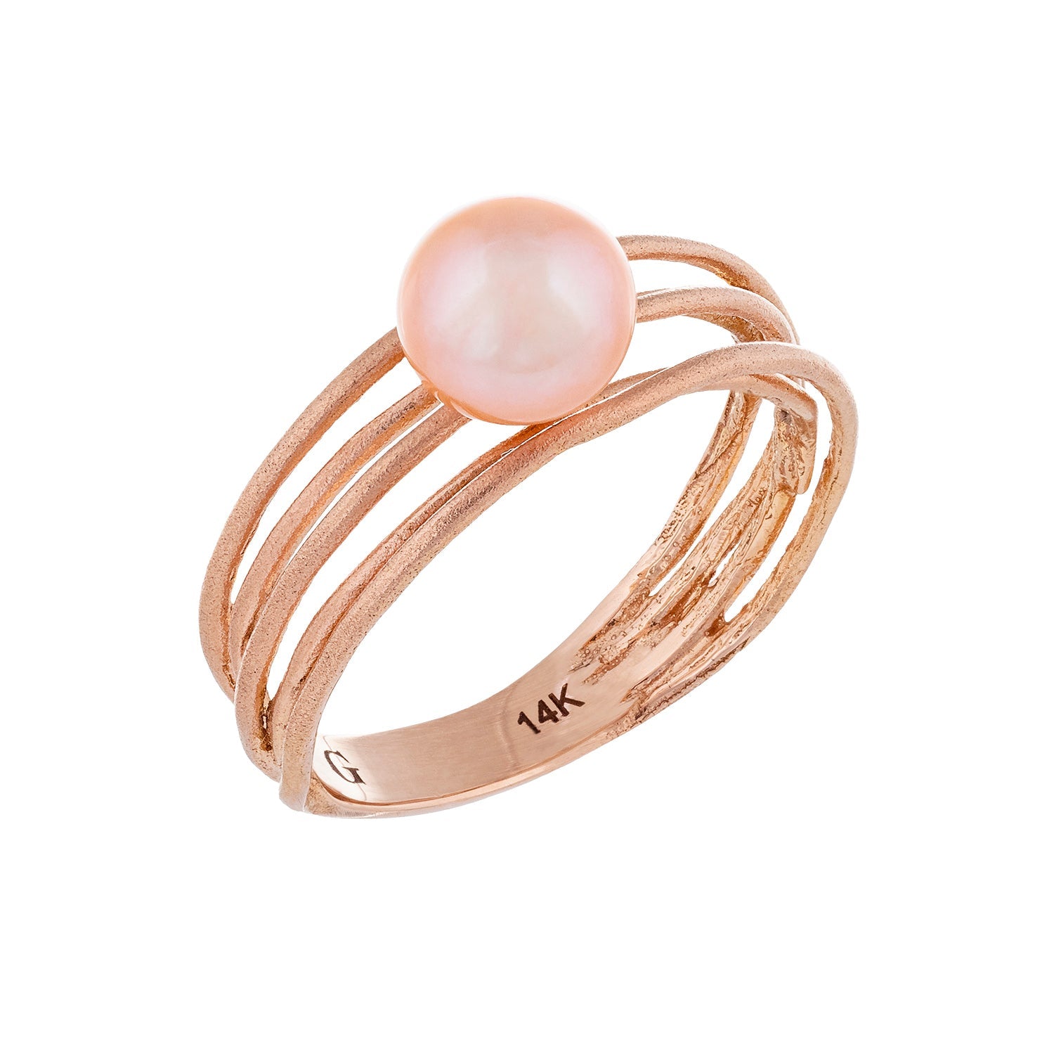14k Gold Freshwater Pearl Ring