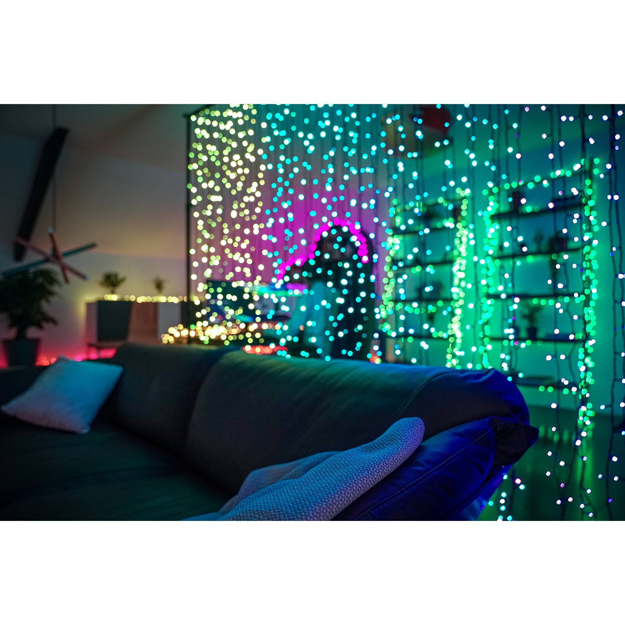 Twinkly - Smart Light Curtain 210 RGB + LED Generation II - Multi