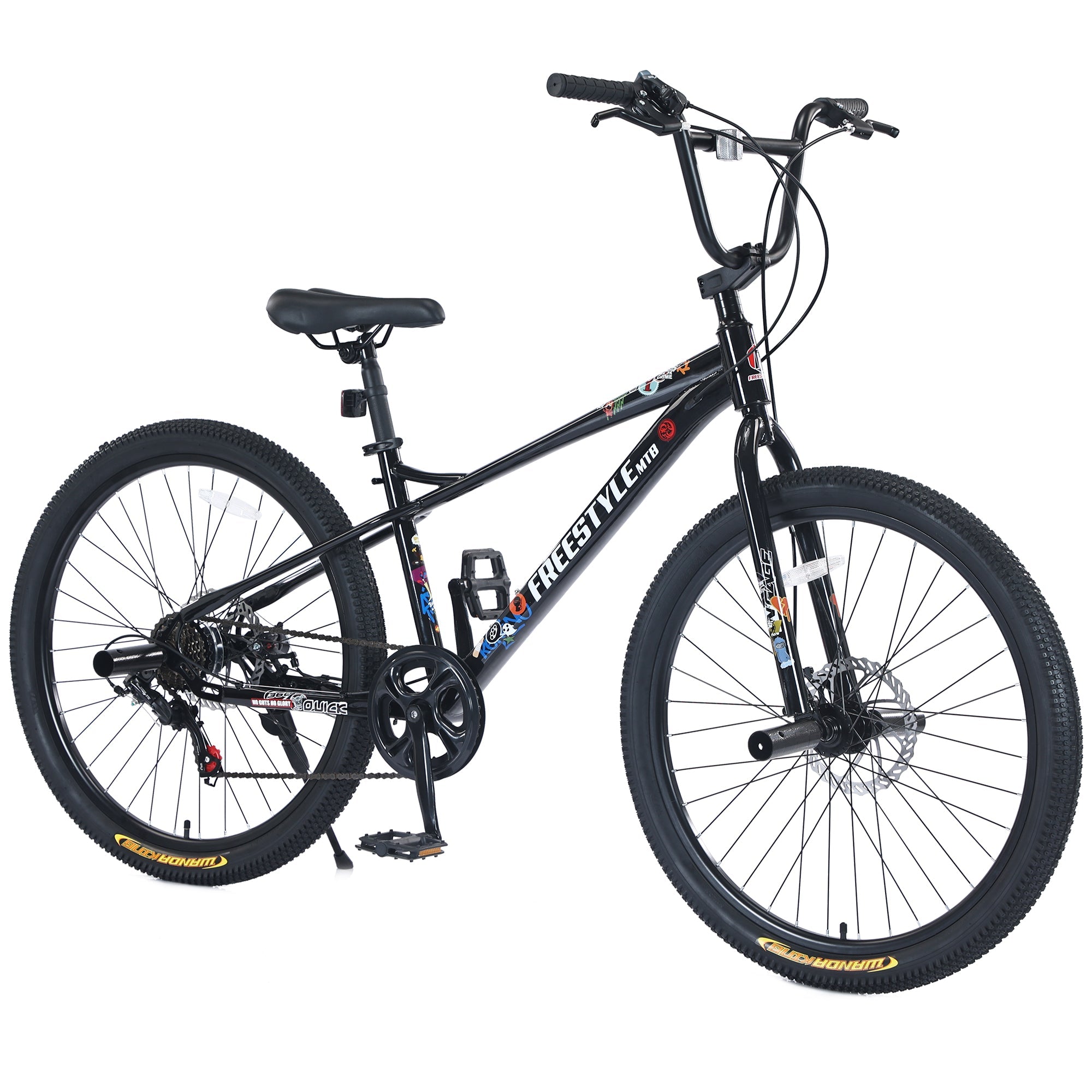 Streamdale Freestyle Kids Bike Double Disc Brakes 26 Inch Children's Bicycle