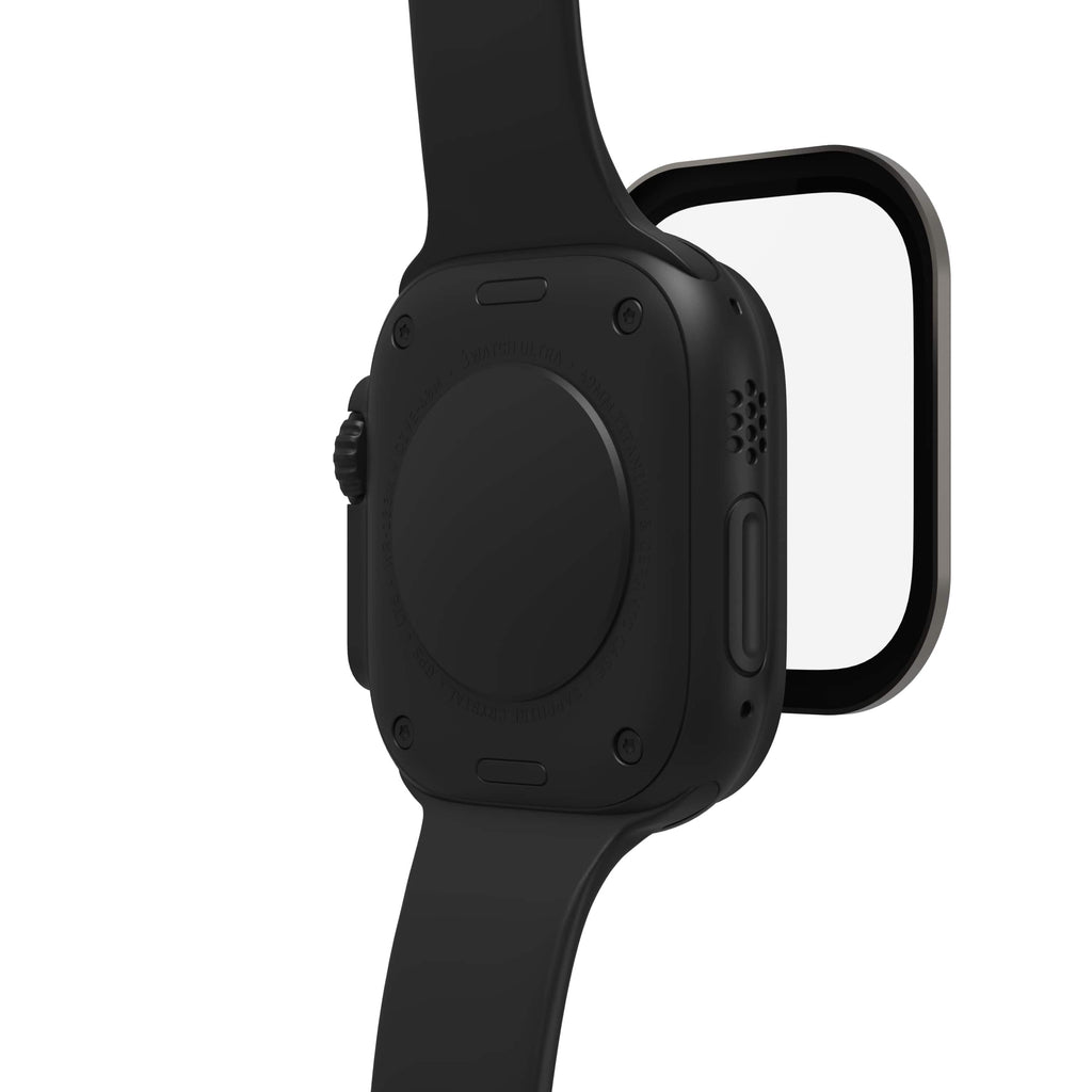 ZAGG - InvisibleShield Glass XTR4 Eco Advanced Edge-to-Edge & Anti-Reflective Screen Protector for Apple Watch Ultra 3/2/1 49mm - Titanium