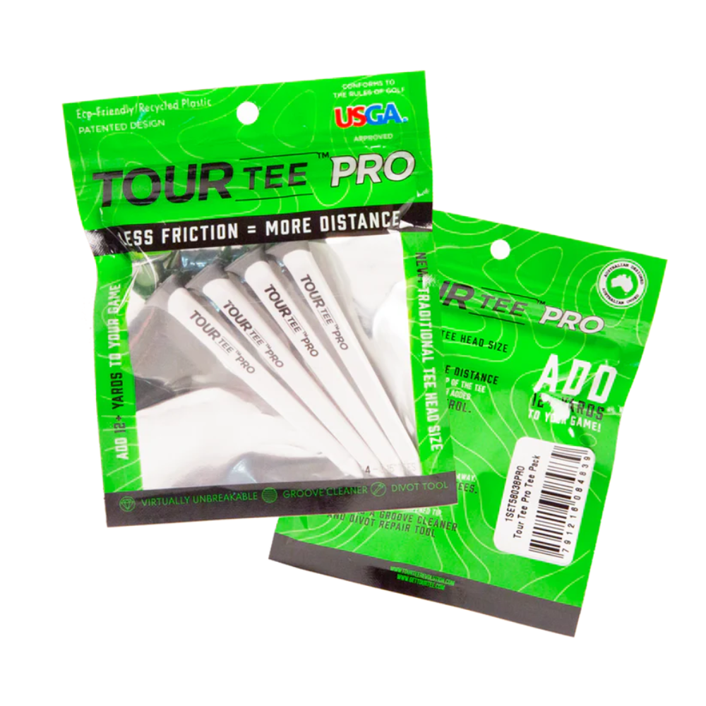 Tour Tee Pro Pack - White/Black