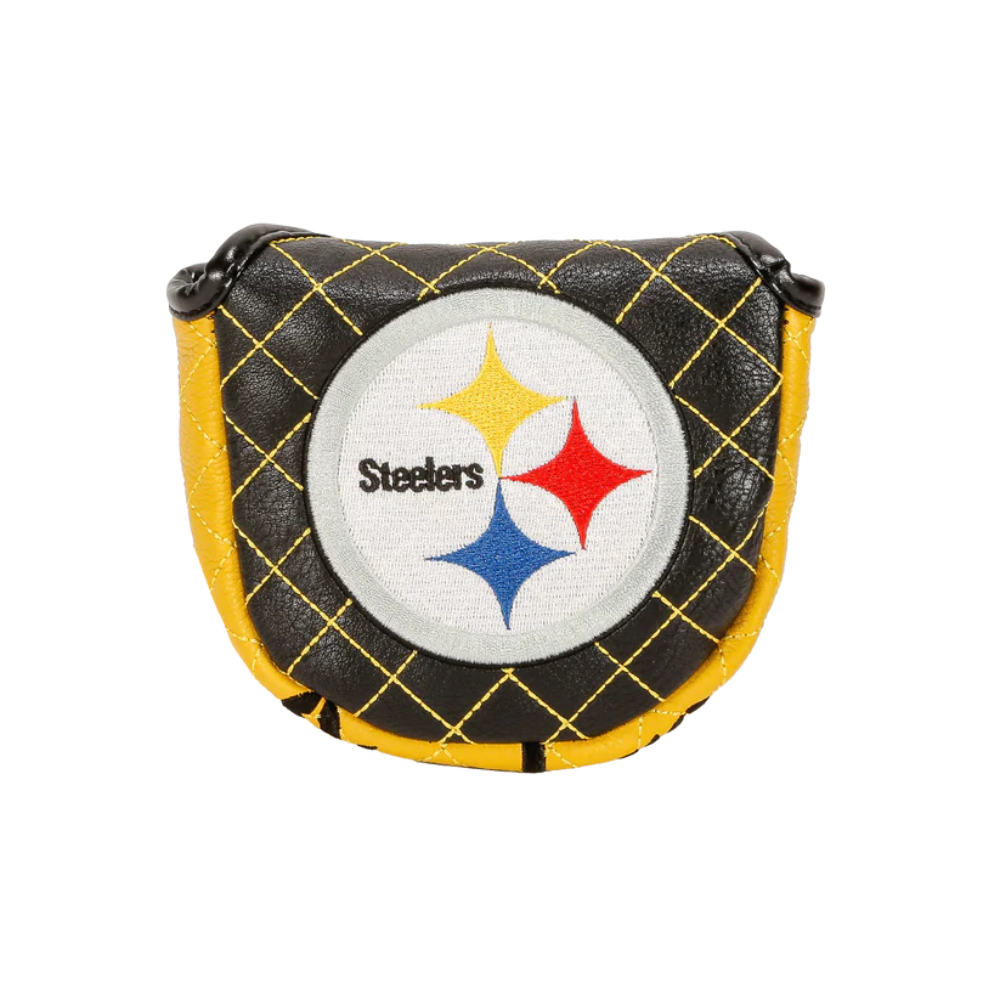 CMC Design Pittsburgh Steelers Mallet Putter Headcover - Black/Yellow
