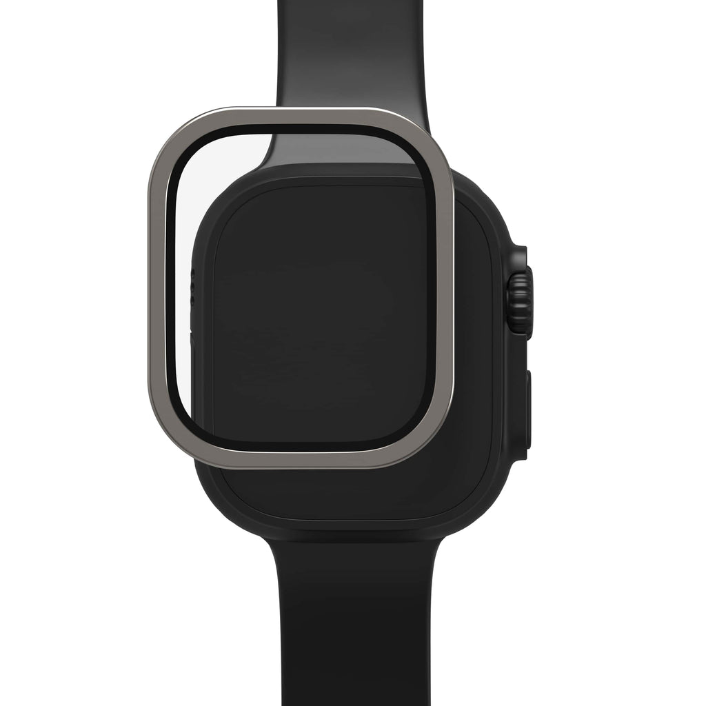 ZAGG - InvisibleShield Glass XTR4 Eco Advanced Edge-to-Edge & Anti-Reflective Screen Protector for Apple Watch Ultra 3/2/1 49mm - Titanium