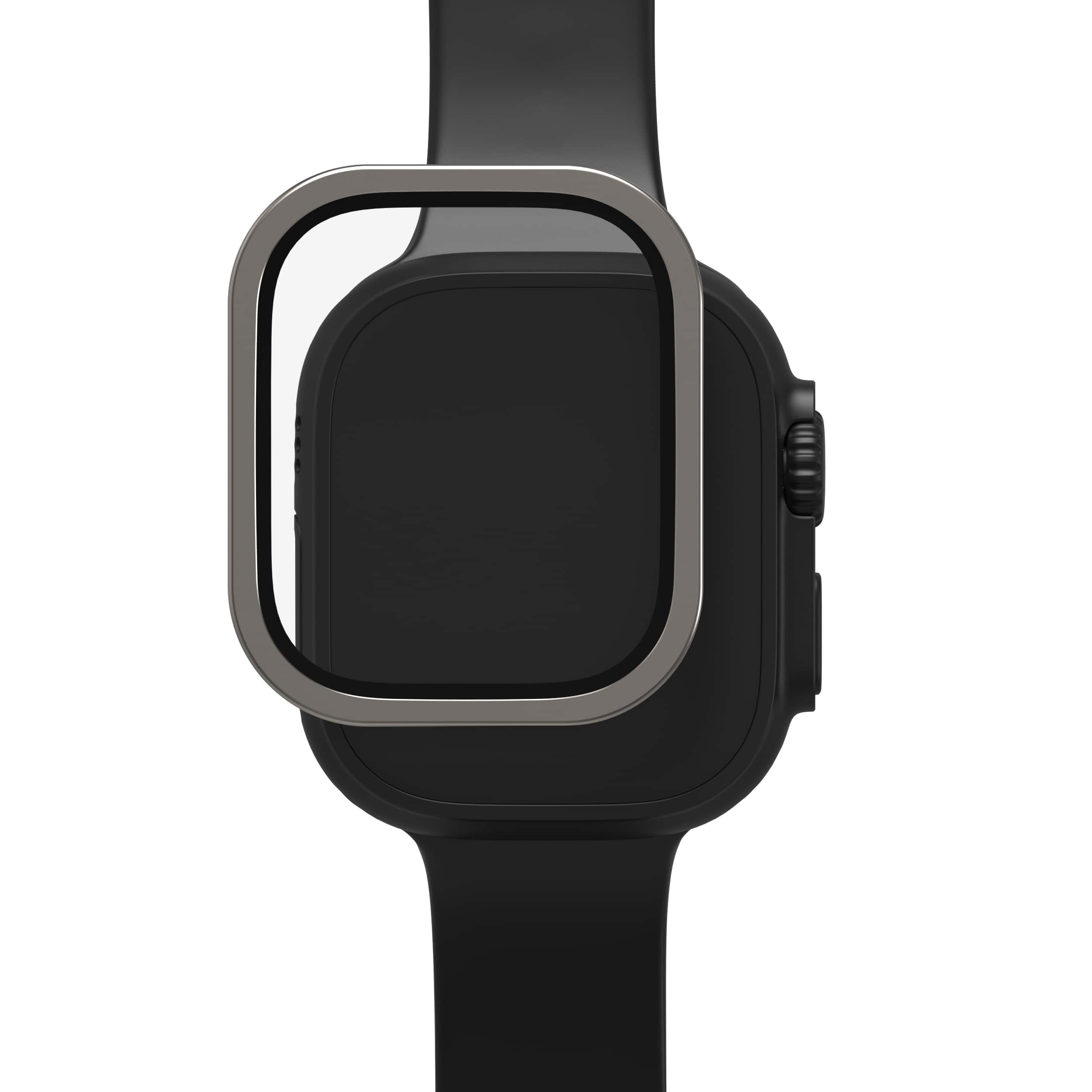 ZAGG - InvisibleShield Glass XTR4 Eco Advanced Edge-to-Edge & Anti-Reflective Screen Protector for Apple Watch Ultra 3/2/1 49mm - Titanium