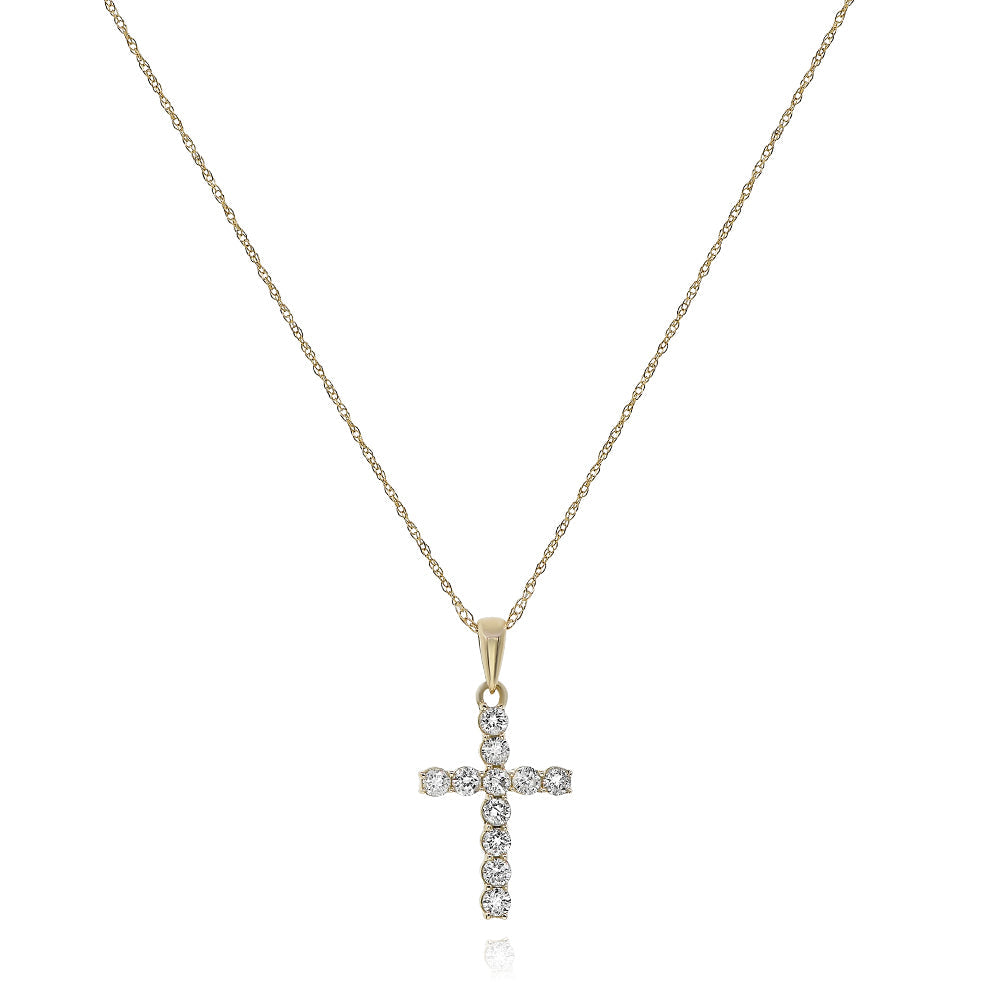 14K White Gold 0.25ct Diamond Pendant