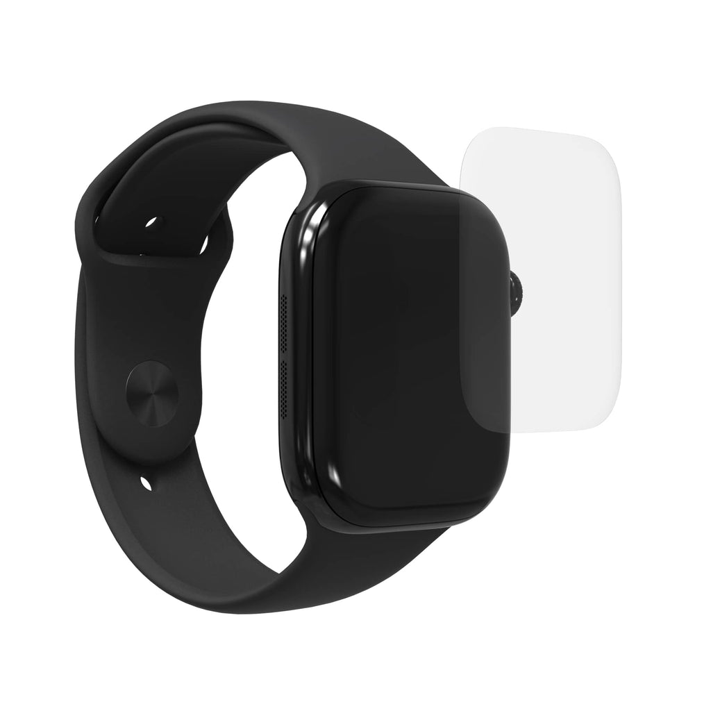 ZAGG - InvisibleShield Ultra Eco Edge-to-edge Plant-Based Screen Protector for Apple Watch Series 11/10 Large - Clear