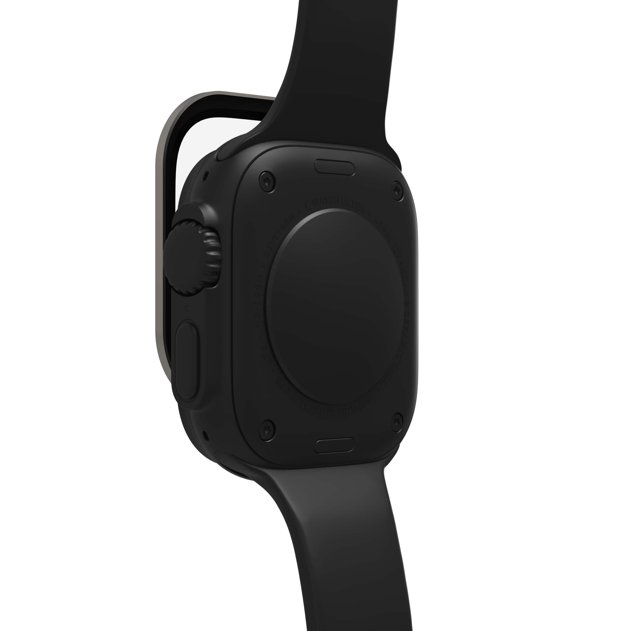 ZAGG - InvisibleShield Glass XTR4 Eco Advanced Edge-to-Edge & Anti-Reflective Screen Protector for Apple Watch Ultra 3/2/1 49mm - Titanium