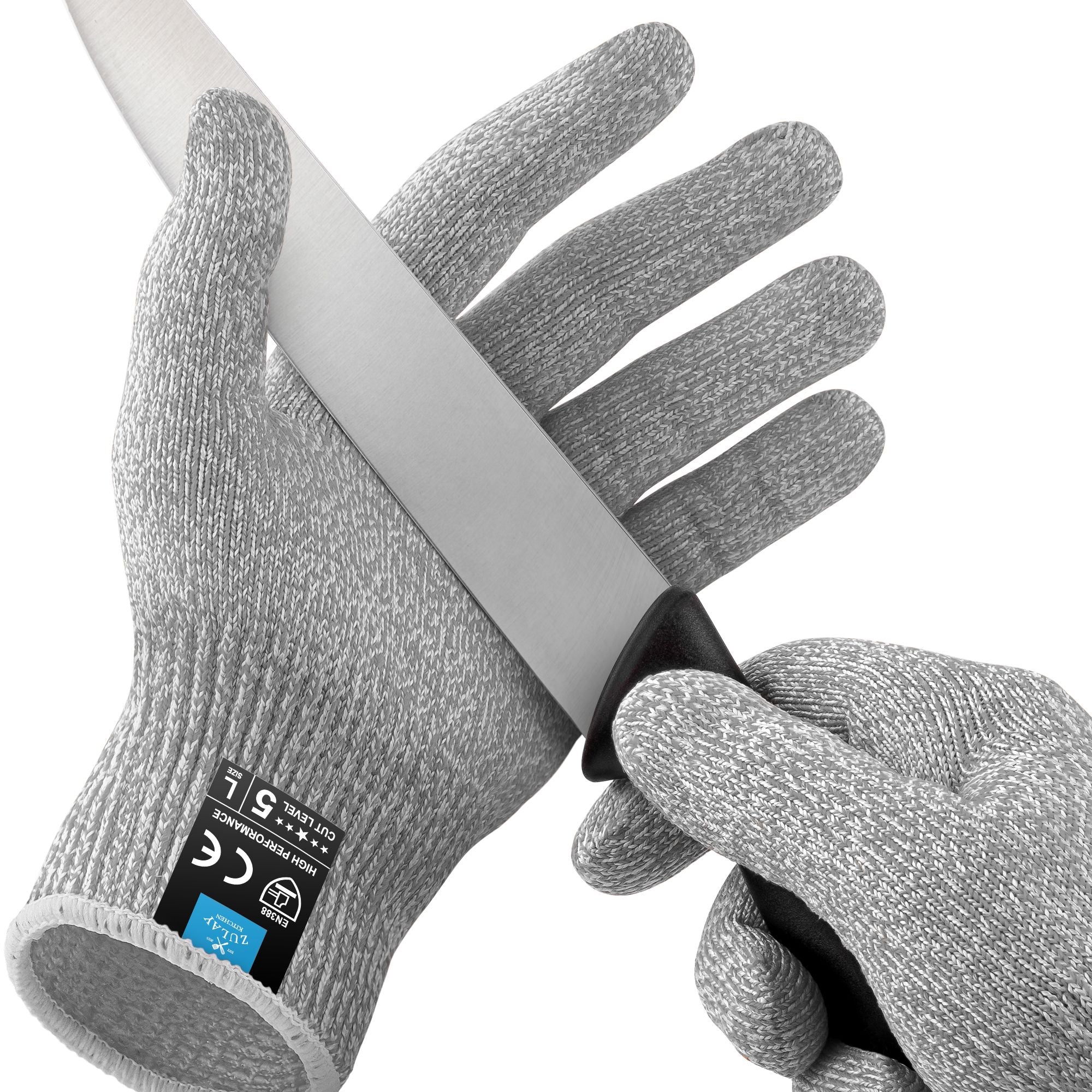 Large Cut Resistant Gloves Food Grade Level 5 Protection