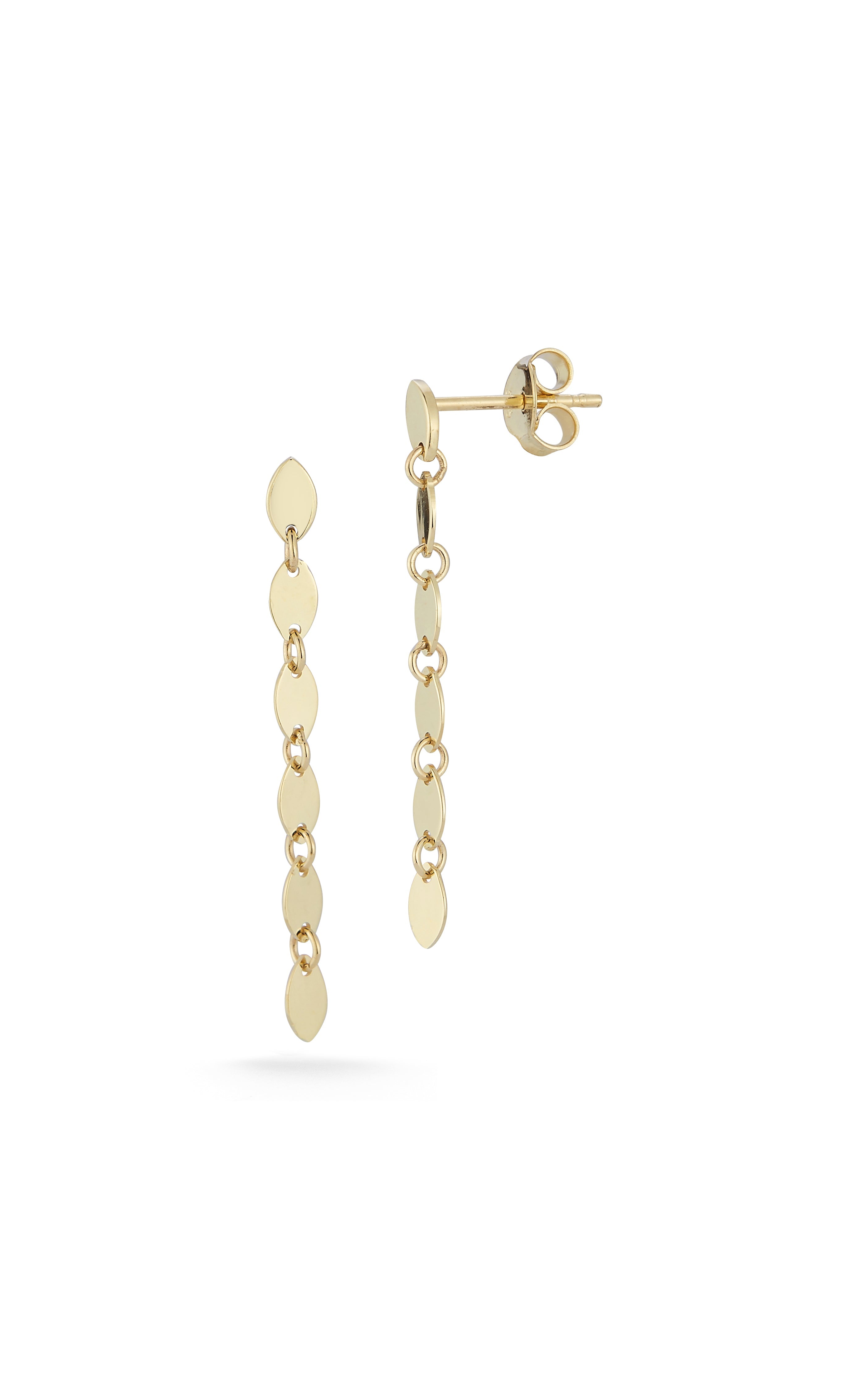 14K Gold Drop Earrings