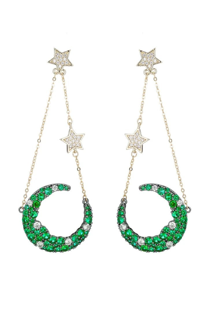 Nevaeh Earrings - Green