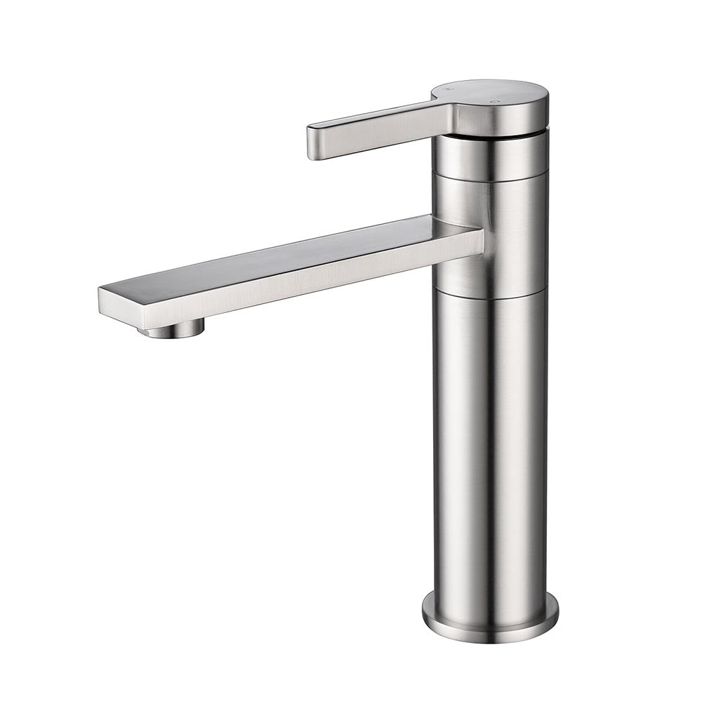 Hivvago Single Handle Sink Vanity Bathroom Faucet - Brushed Nickel