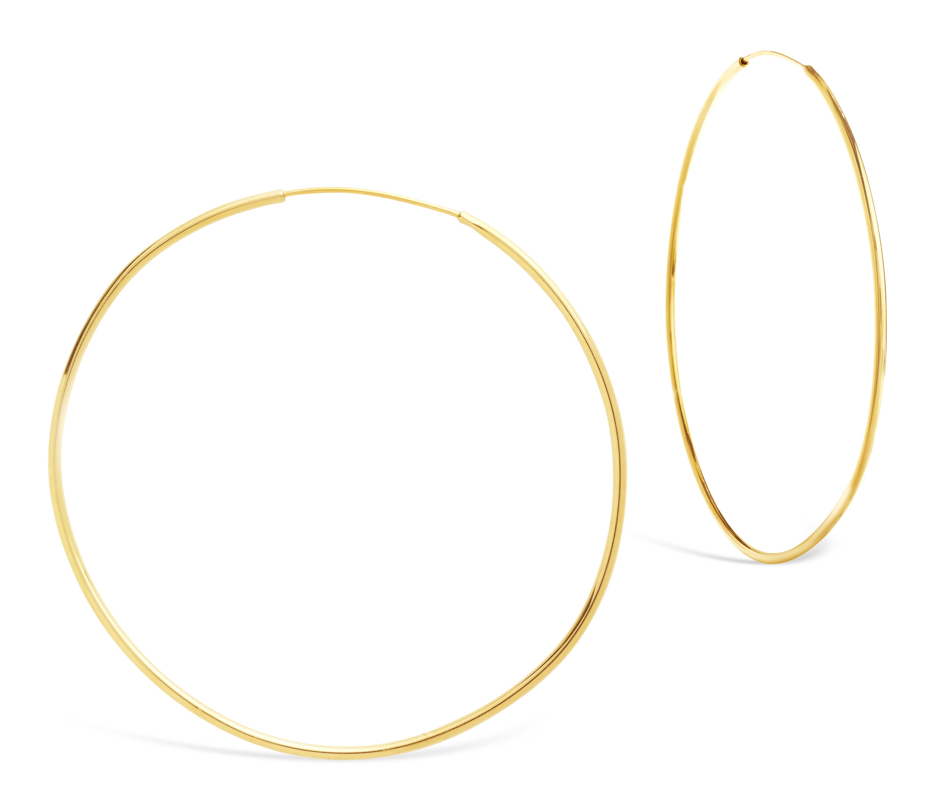 2.75" Infinity Hoops-Gold