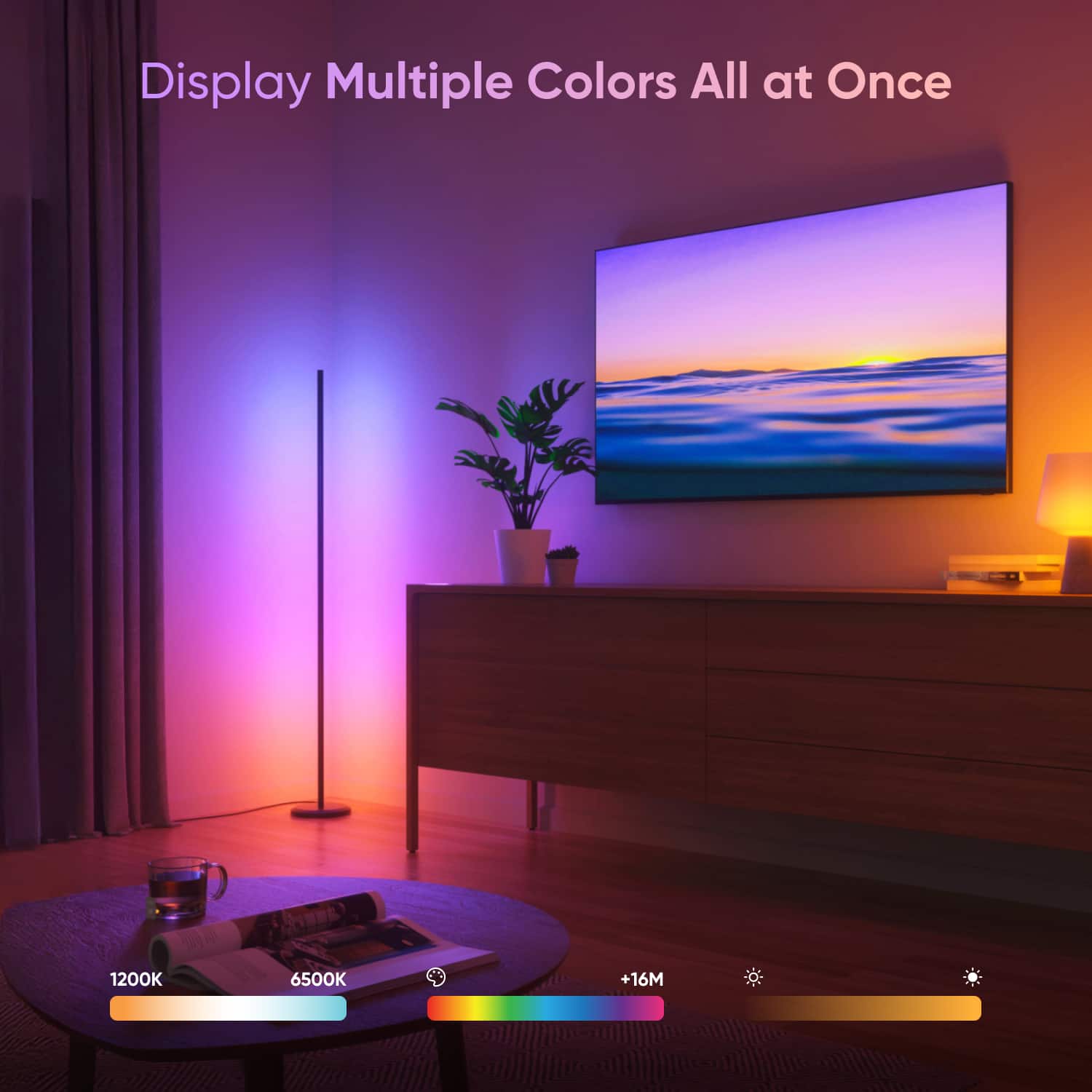 Nanoleaf - Matter Smart Floor Lamp - Multicolor