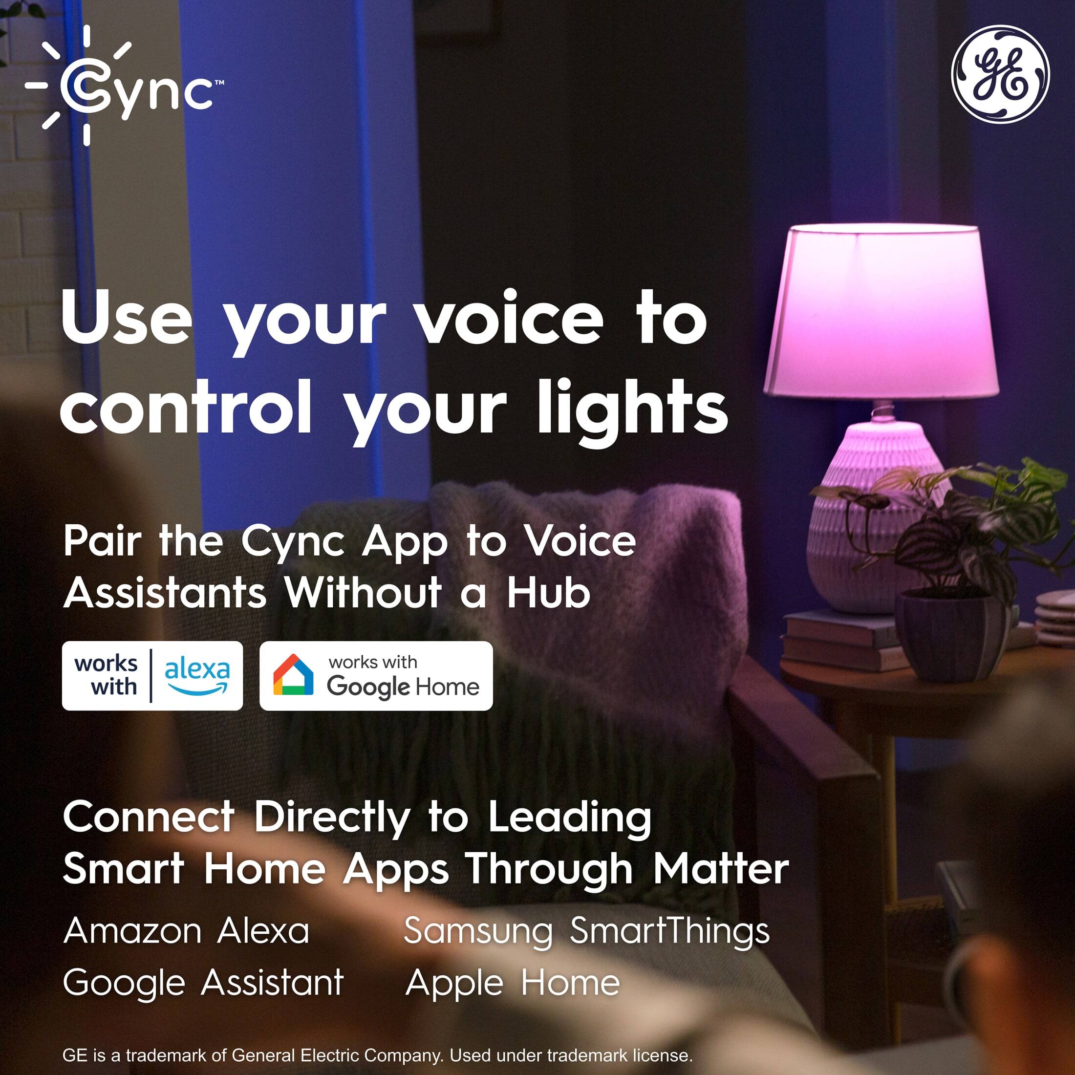 Cync - Reveal Smart LED Wafer Downlights, Color Changing, 2in, 1pk - Full Color