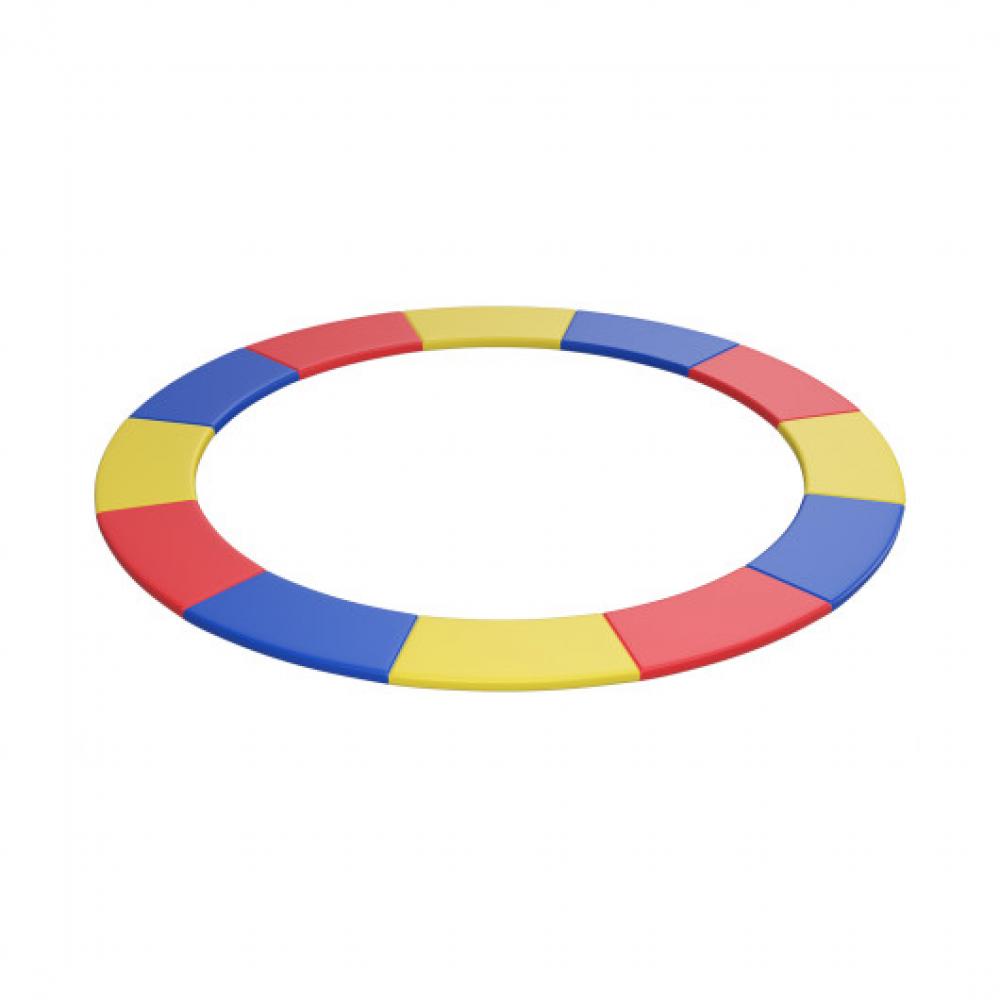 16 Feet Waterproof and Tear-Resistant Universal Trampoline Safety Pad Spring Cover-Blue