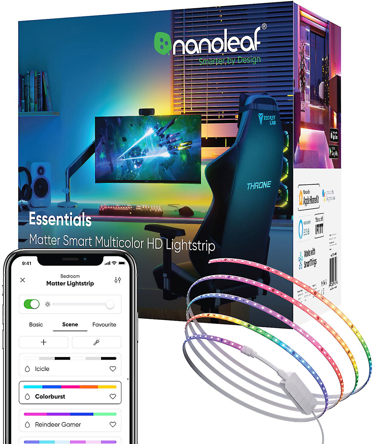 Nanoleaf Essentials Matter Multicolor HD Lightstrip