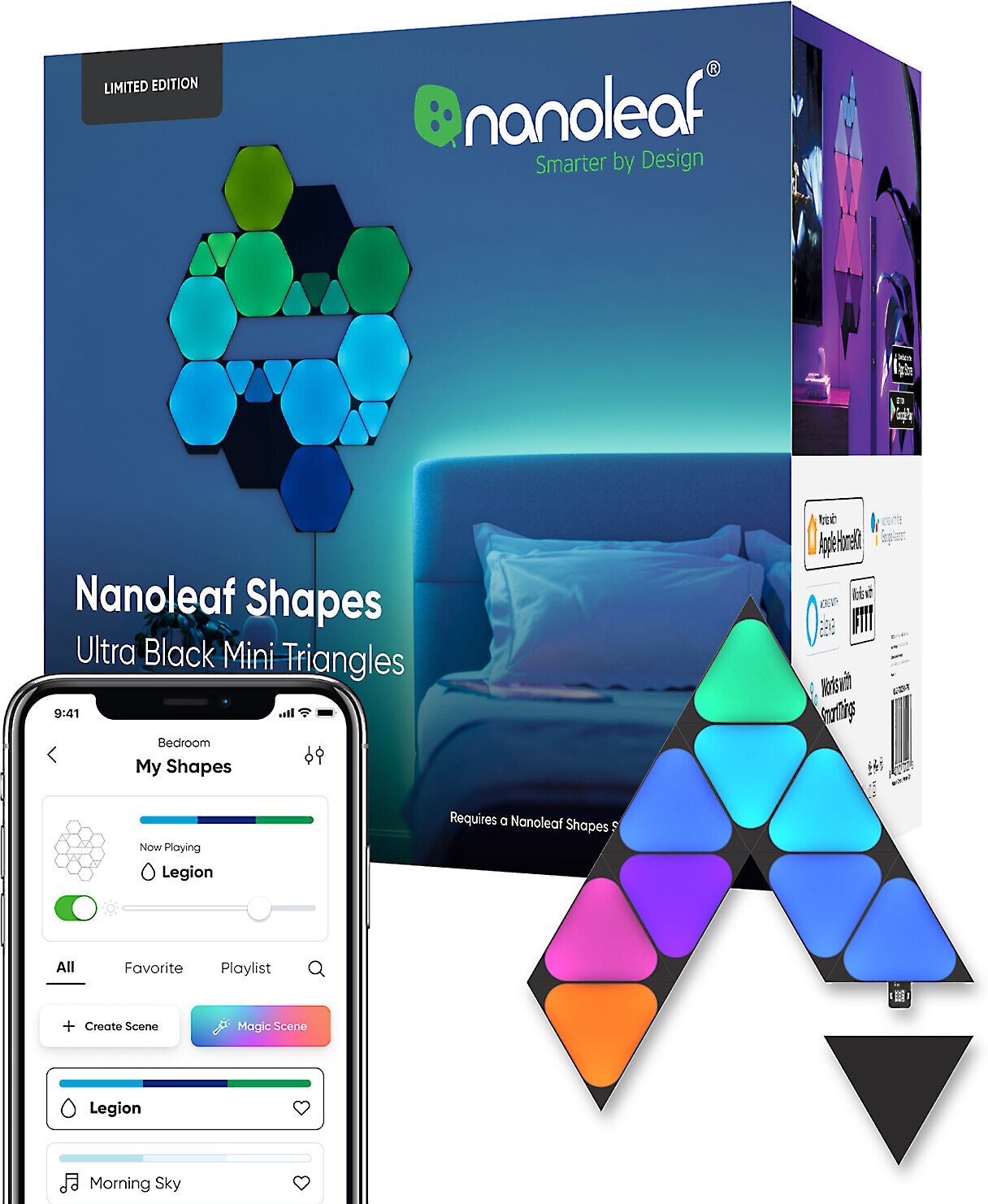 Nanoleaf Shapes Ultra Black Expansion Pack