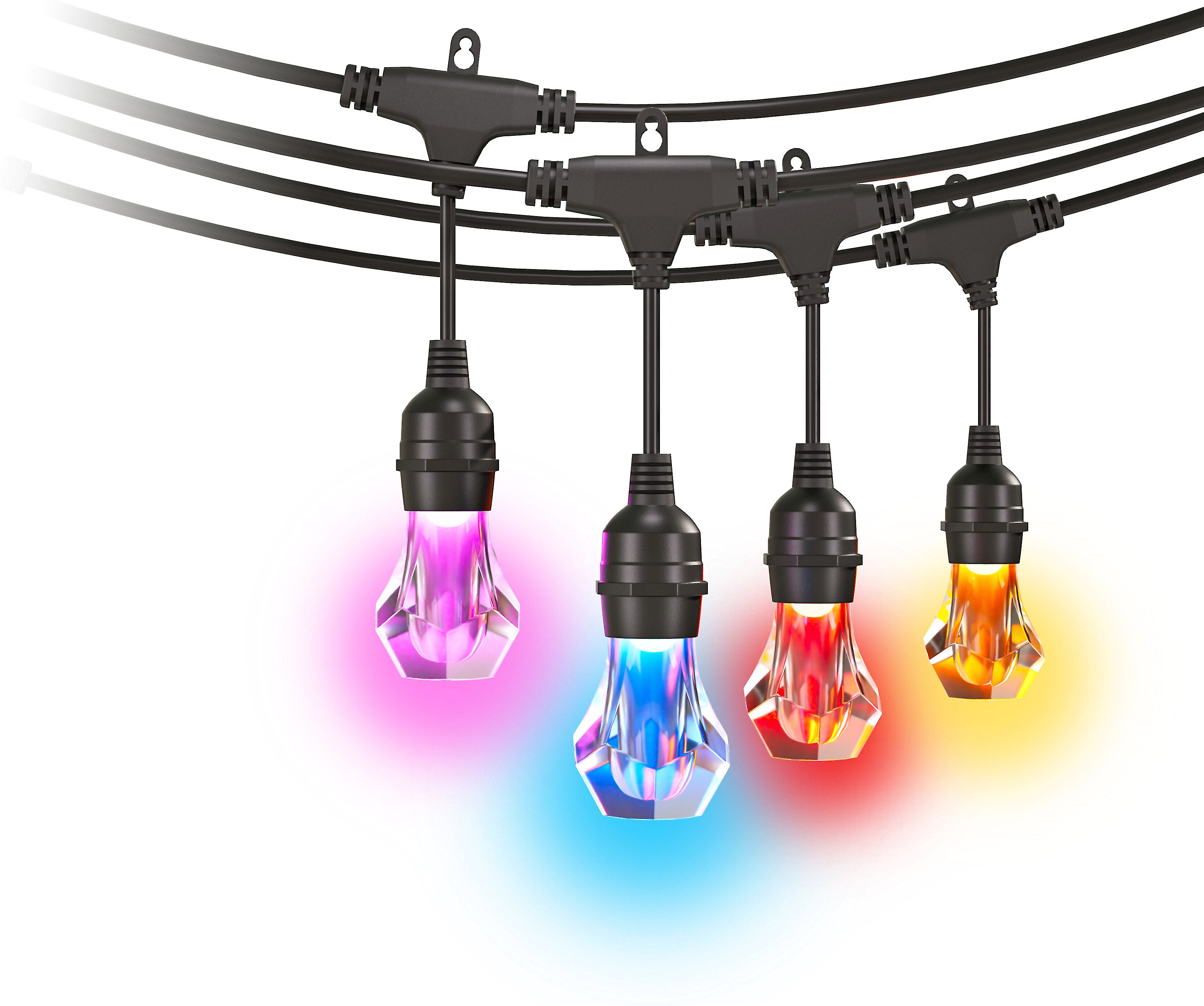 Nanoleaf Essentials Matter Multicolor Outdoor String Lights Smarter Kit