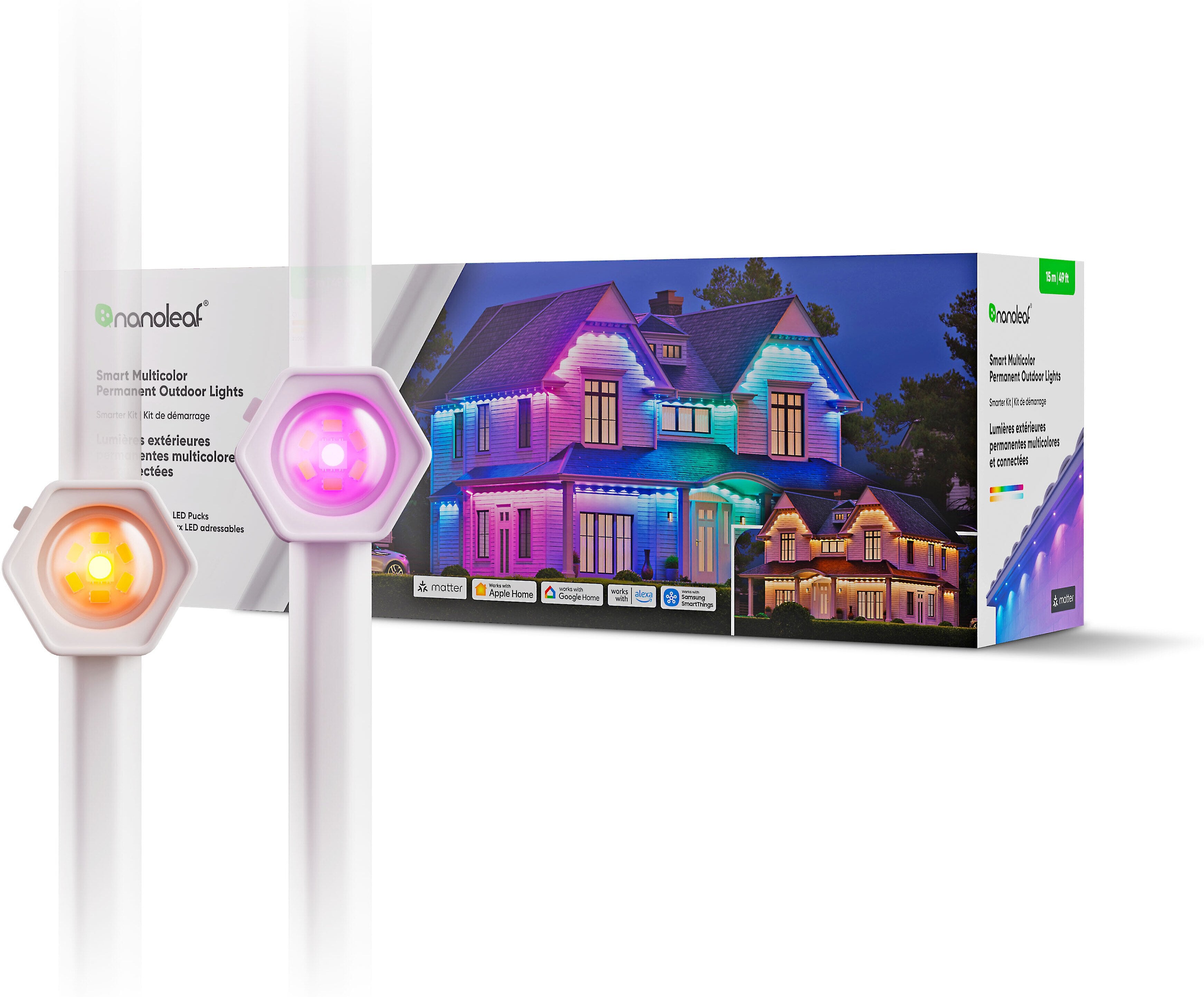 Nanoleaf Smart Multicolor Permanent Outdoor Lights