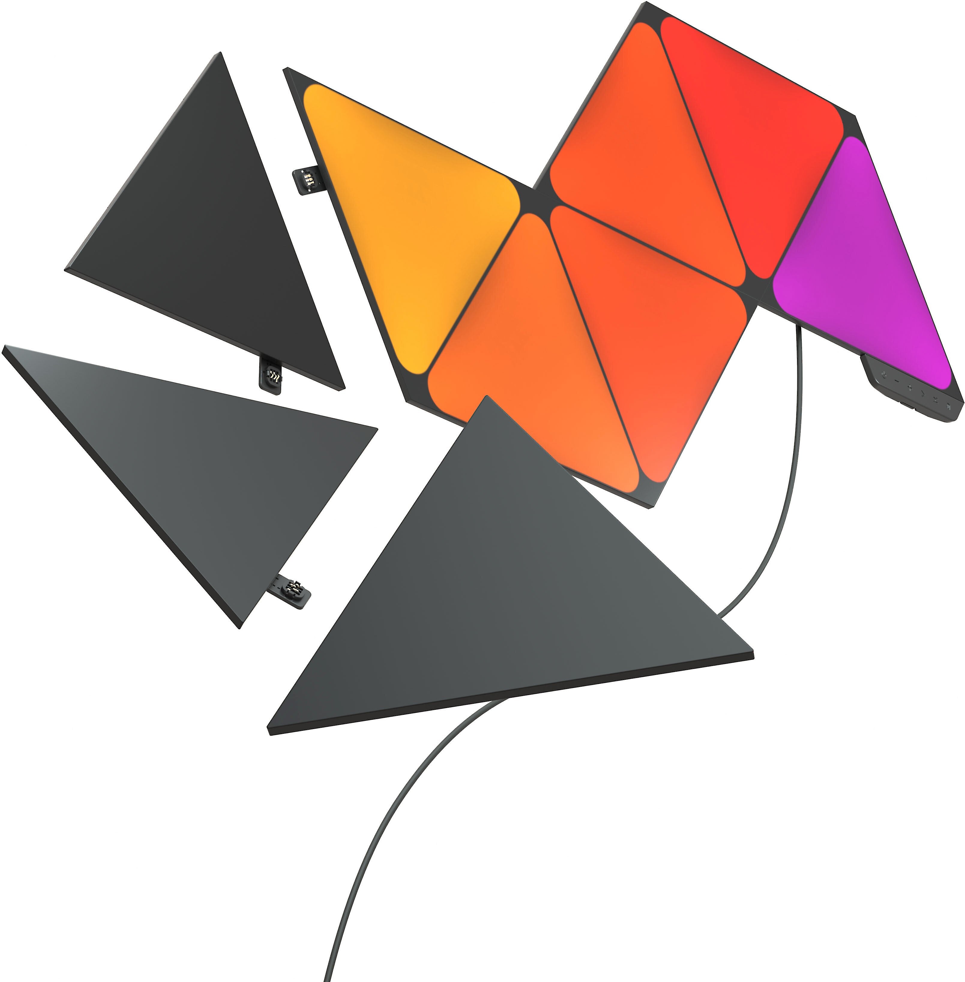 Nanoleaf Shapes Ultra Black Triangles Smarter Kit
