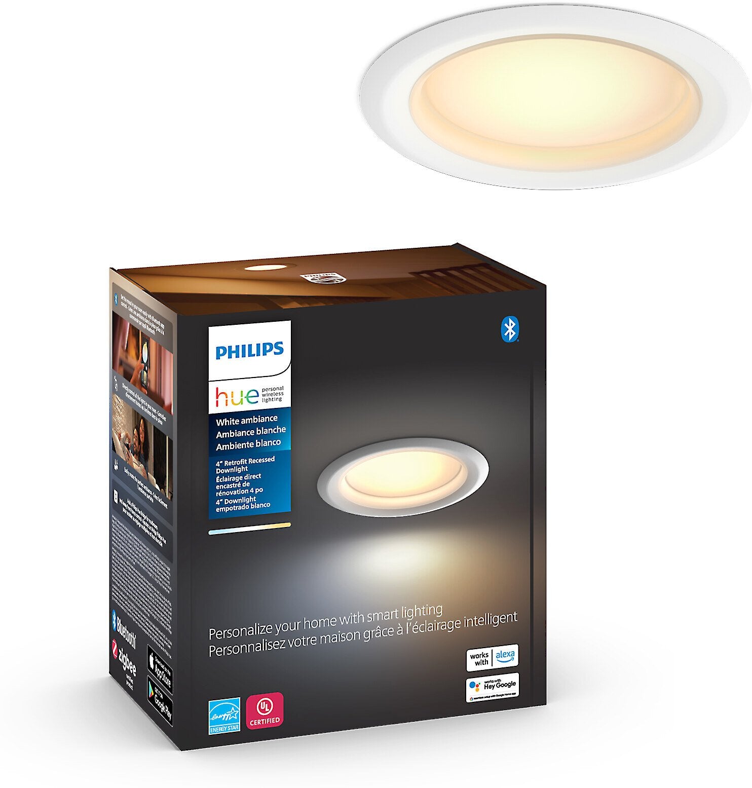 Philips Hue White Ambiance Downlight (850 lumens)