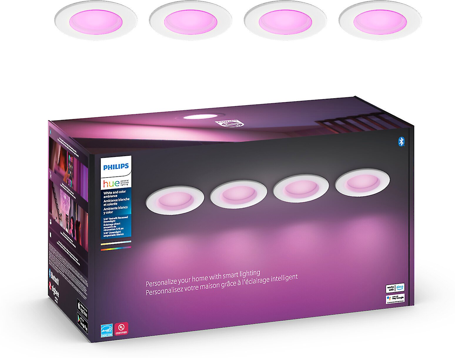 Philips Hue White and Color Ambiance Downlight (1100 lumens)