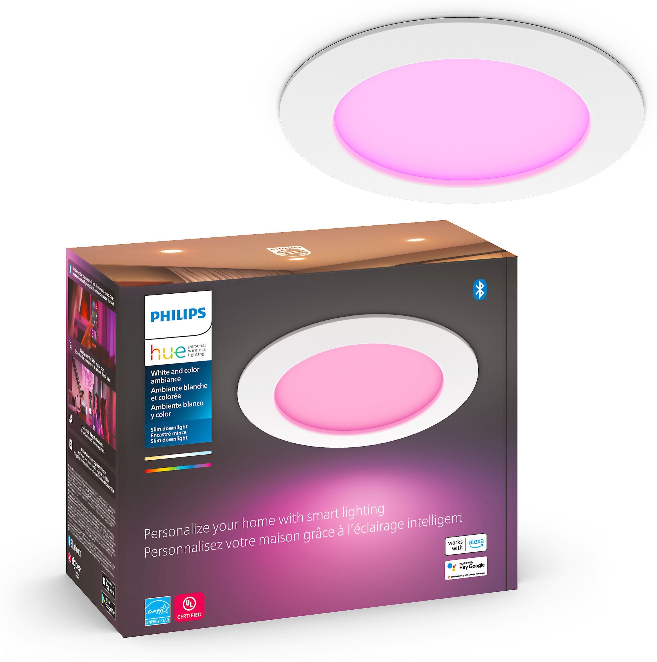 Philips Hue White and Color Ambiance Slim Downlight
