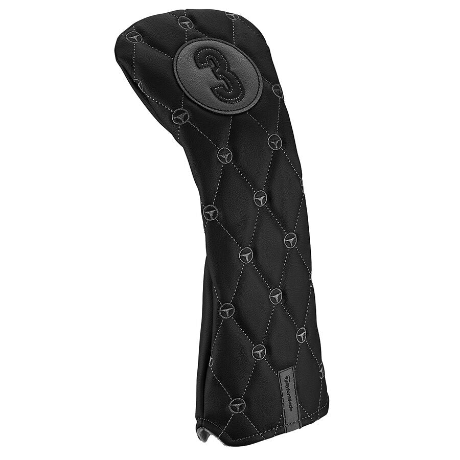 TaylorMade Patterned 3 Fairway Wood Headcover - Black - New