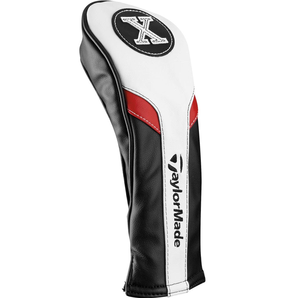 TAYLORMADE GOLF CLUB RESCUE HYBRID HEAD COVER - BLACK/WHITE - NEW 2021
